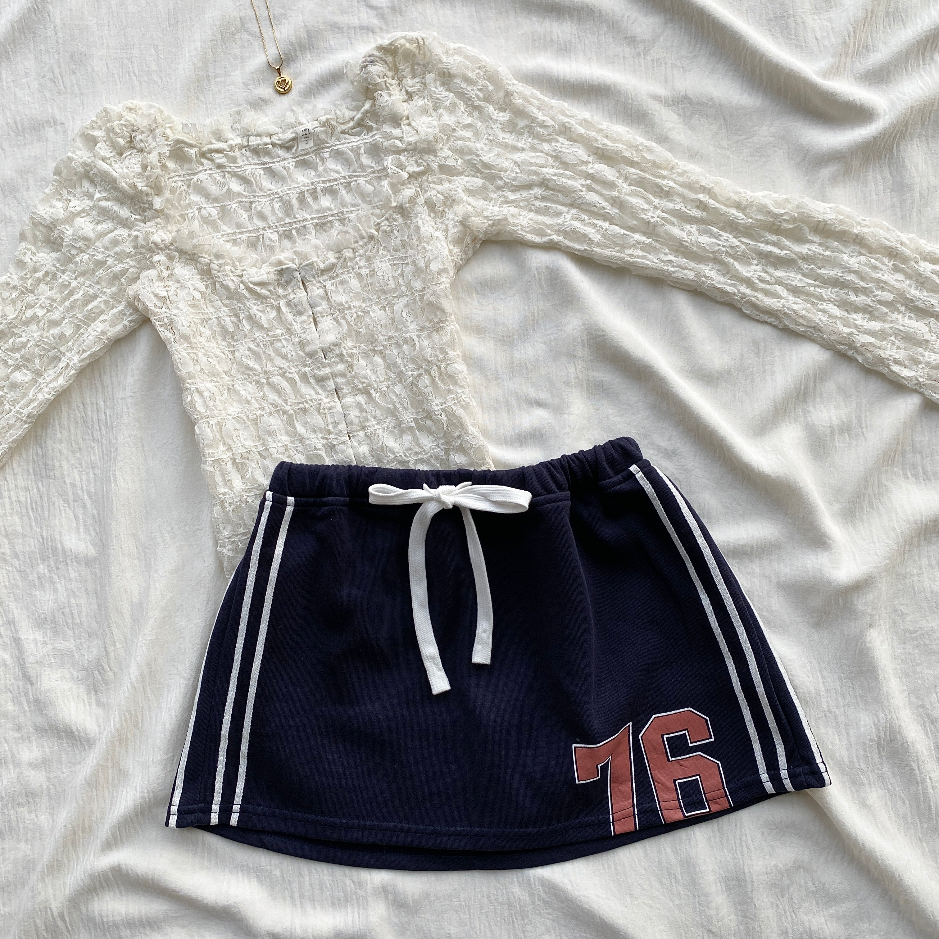 JERSEY SKIRT (Waist : 24-28)