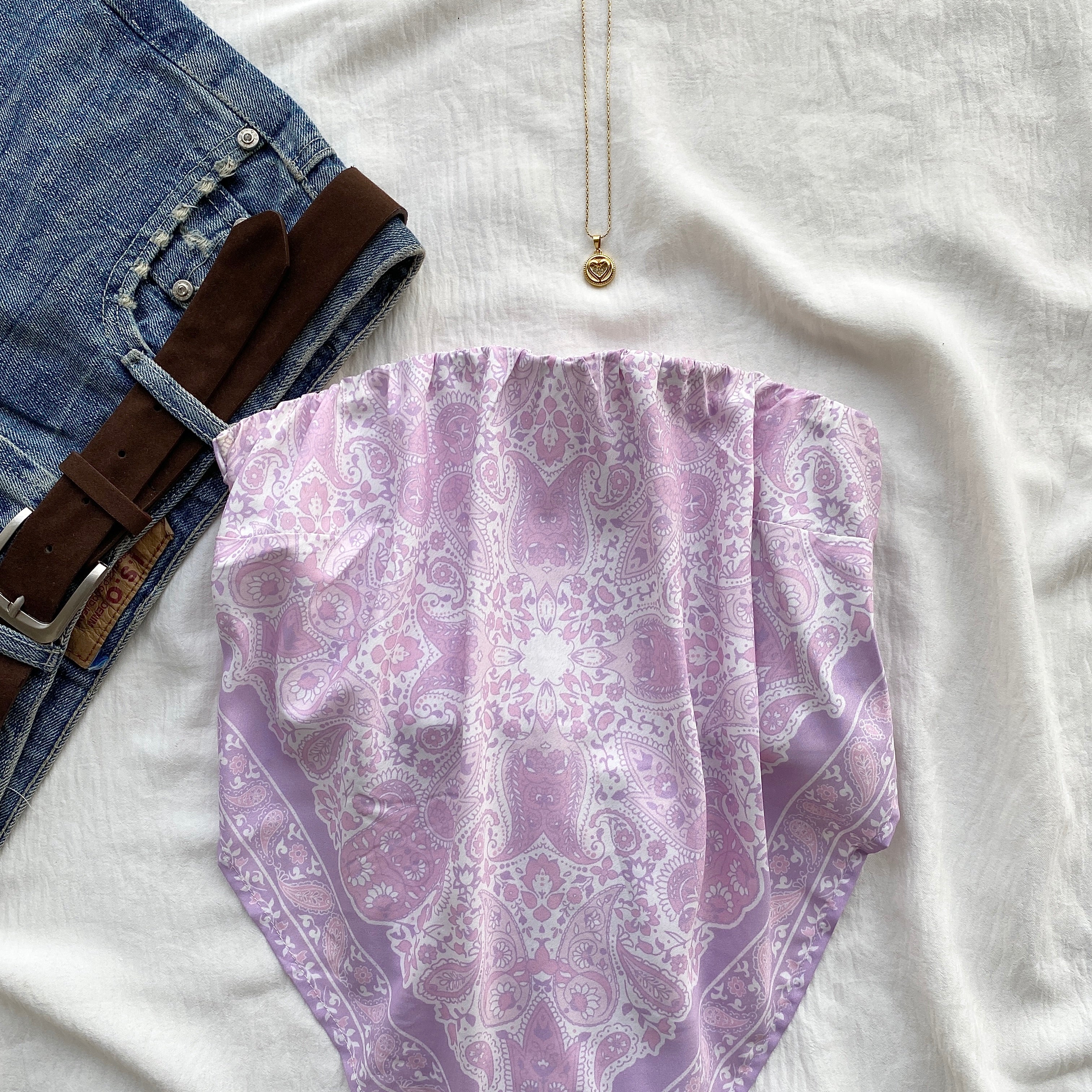 SCARF TOP (Bust : 28-32, Upper Waist : 23-28)