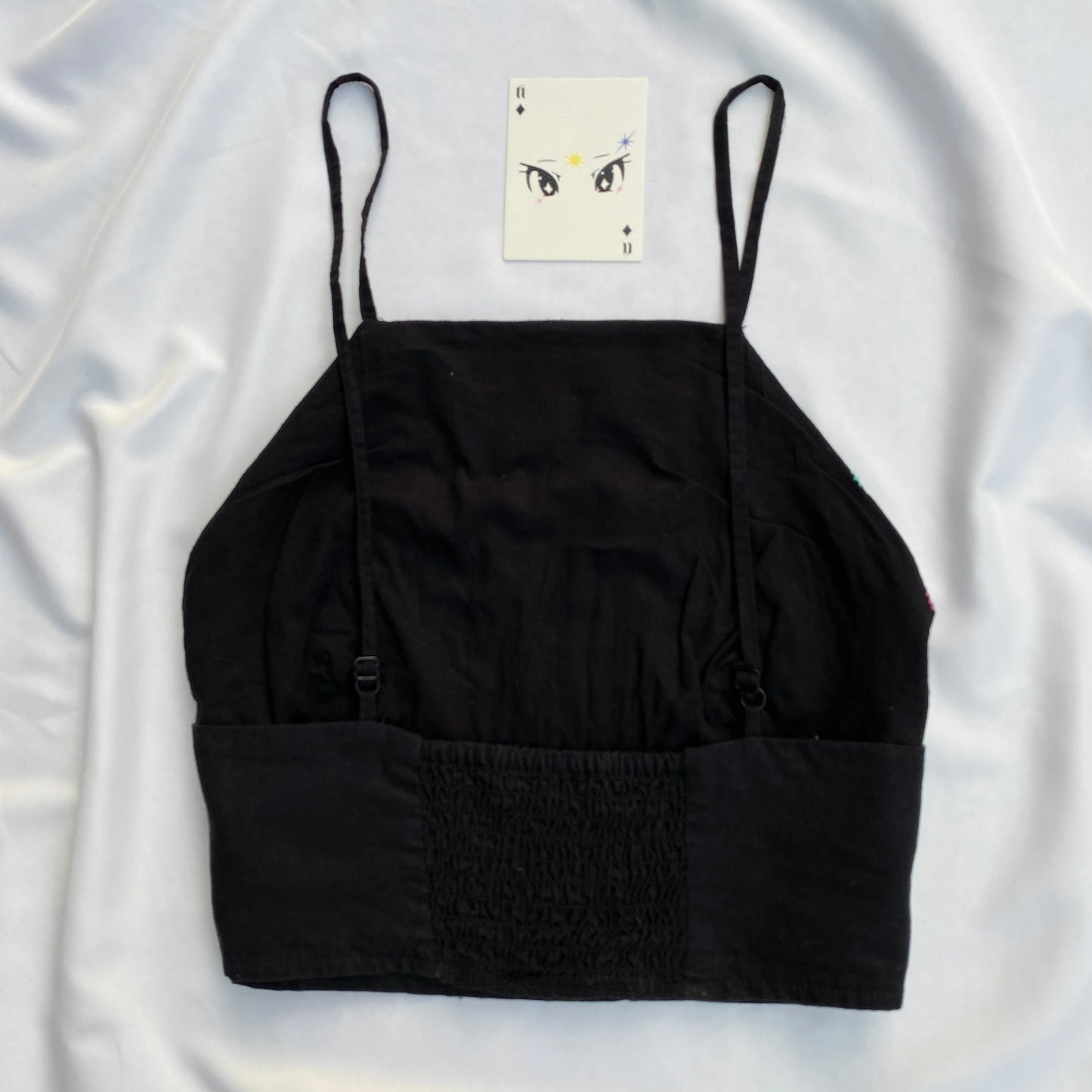 MIRROR WORK TOP FROM BERSHKA (Bust : 32-34, Upper Waist : 28-32)