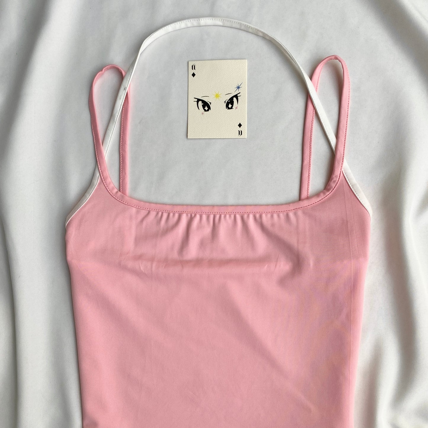 PINK CAMI HALTER TOP (Bust : 30-34, Upper Waist : 24-28)