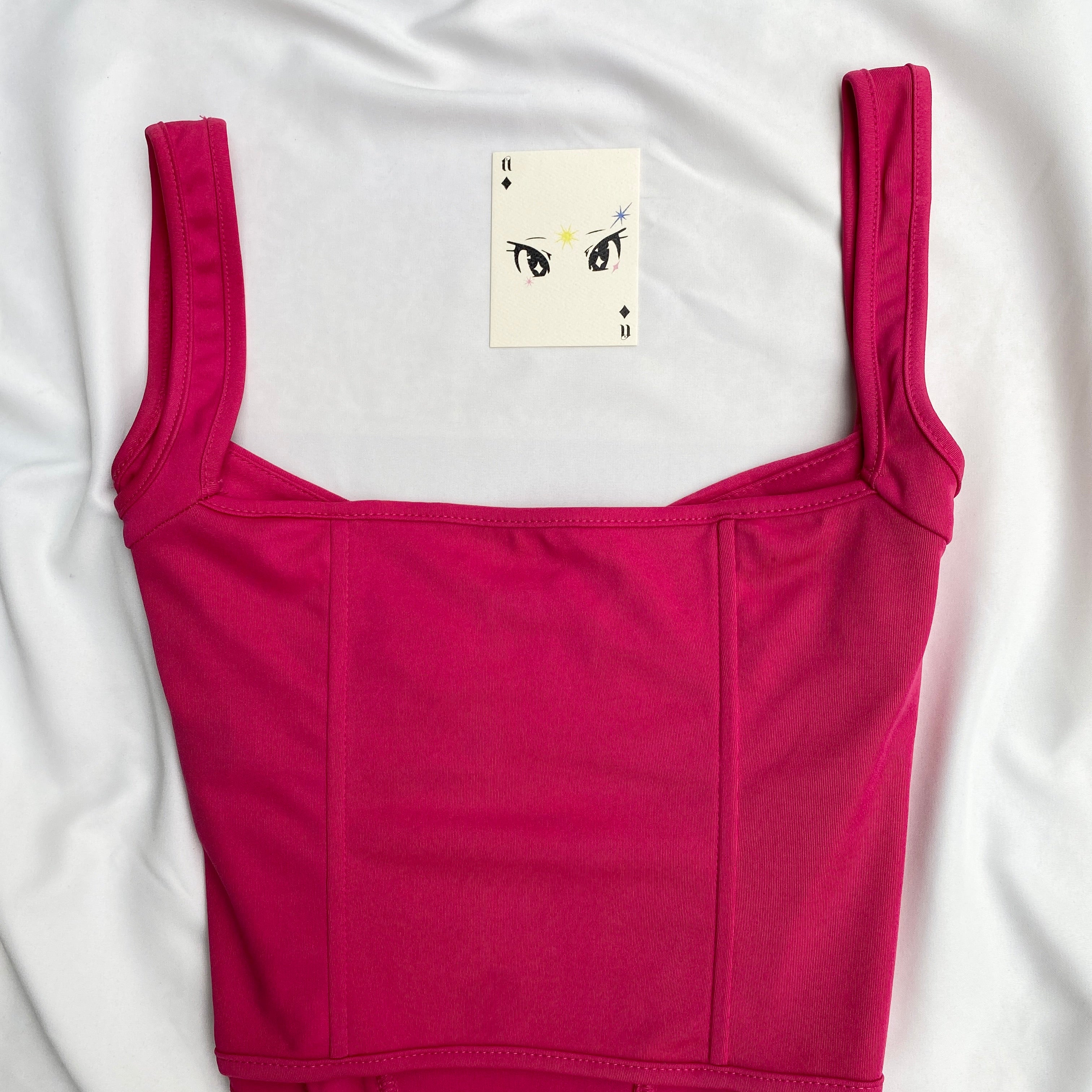 PINK CORSET FROM CIDER (Bust : 30-34, Upper Waist : 25-29)