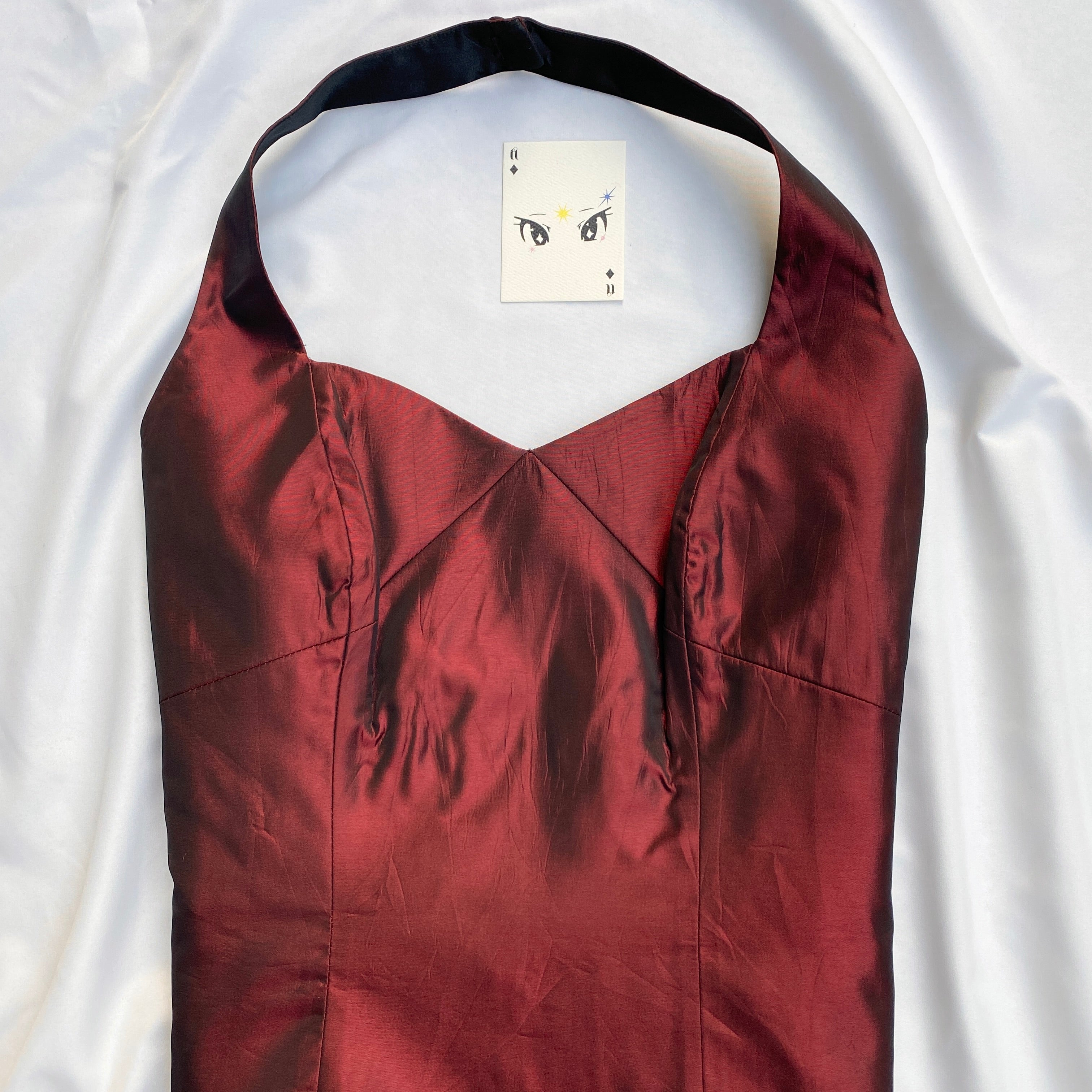 RED HALTER CORSET (Bust : 34-36, Upper Waist : 30-32)