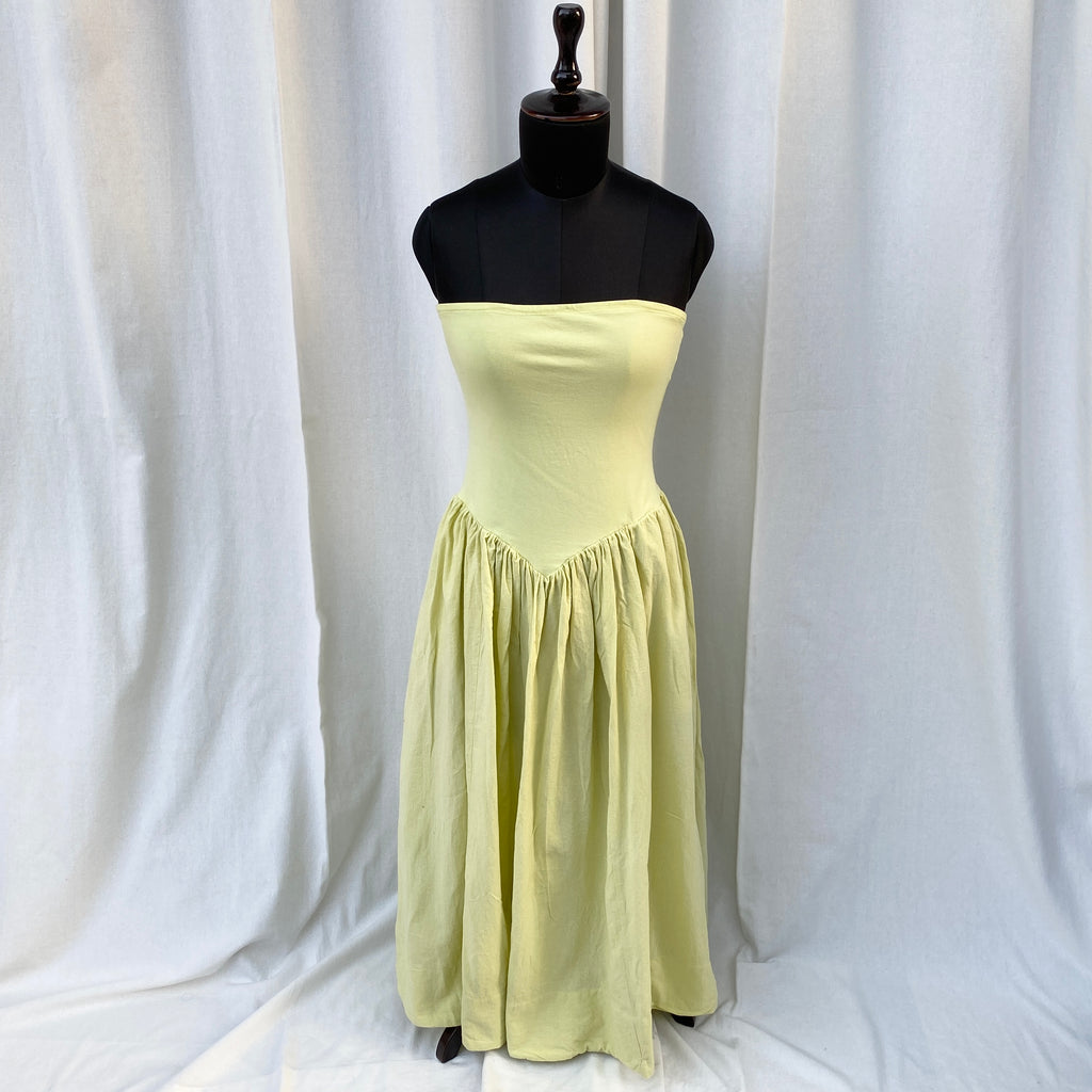 LIME DRESS FROM FREE PEOPLE (Bust : 30-34, Upper Waist : 28-32)