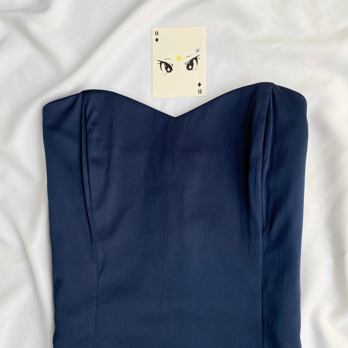 BLUE CORSET  (Bust :  28-32, Upper Waist : 26-30)