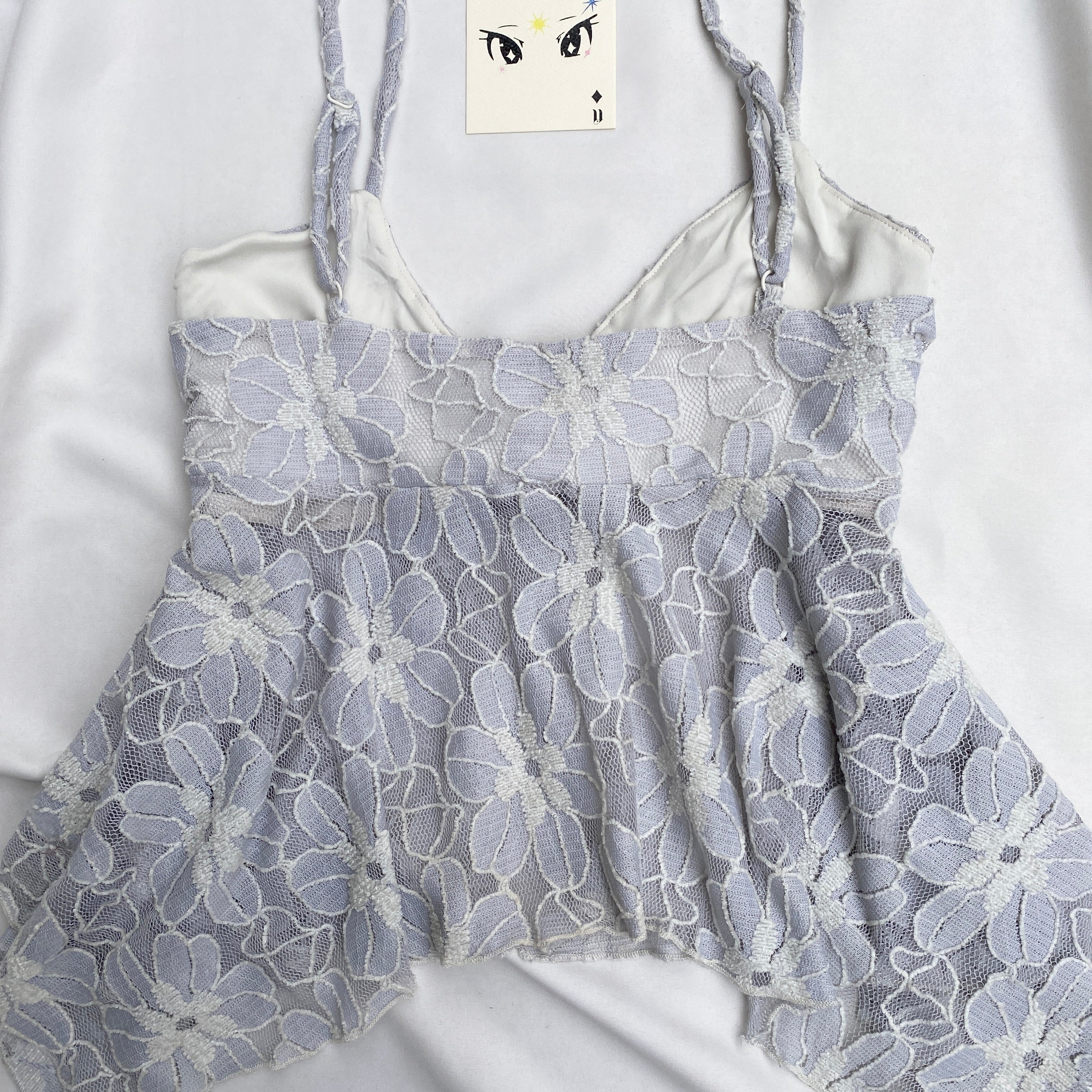 LACE BABYDOLL TOP FROM URBAN OUTFITTERS  (Bust : 34-36, Upper Waist : Free)