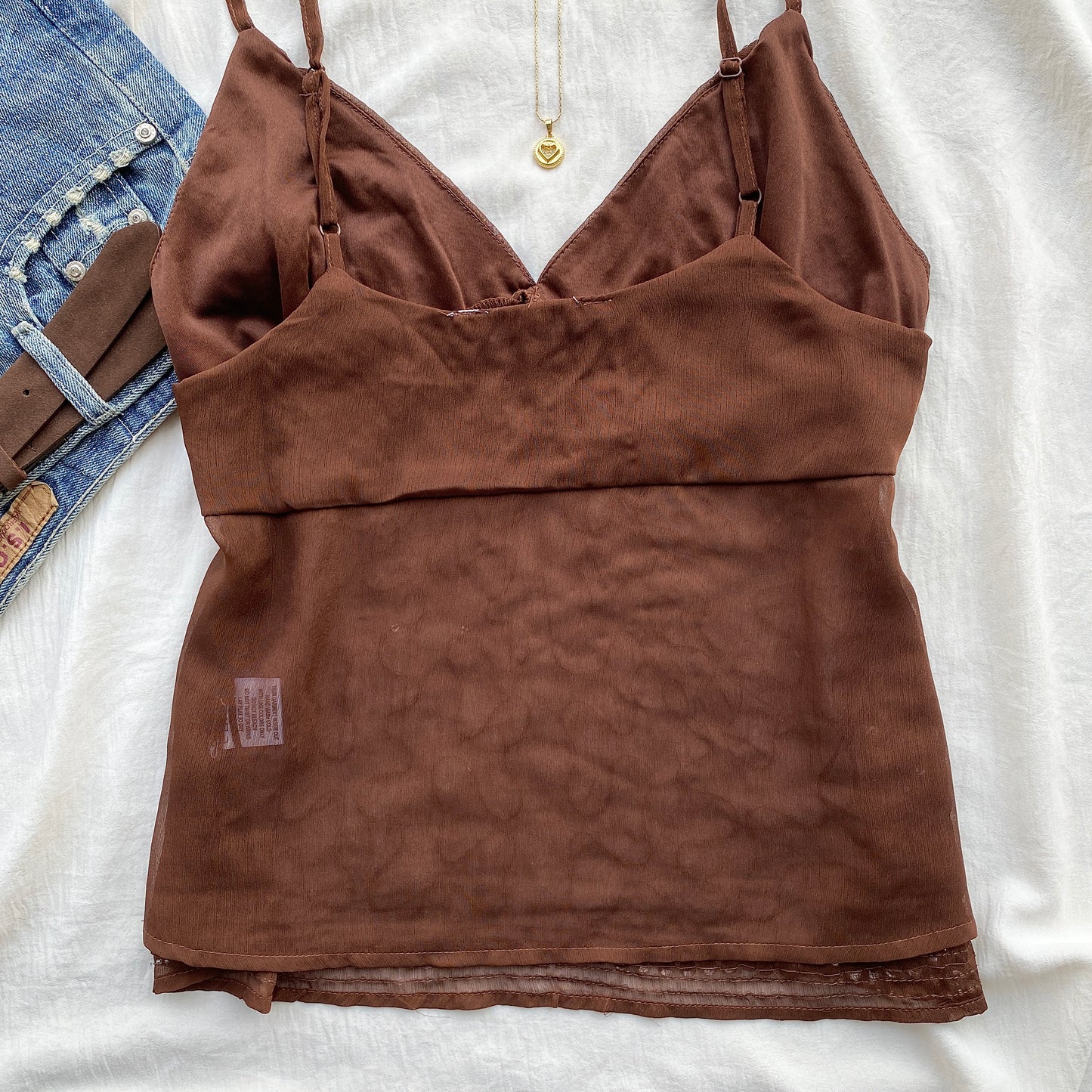 CELESTE TOP in Chocolate Brown (Sizes available)
