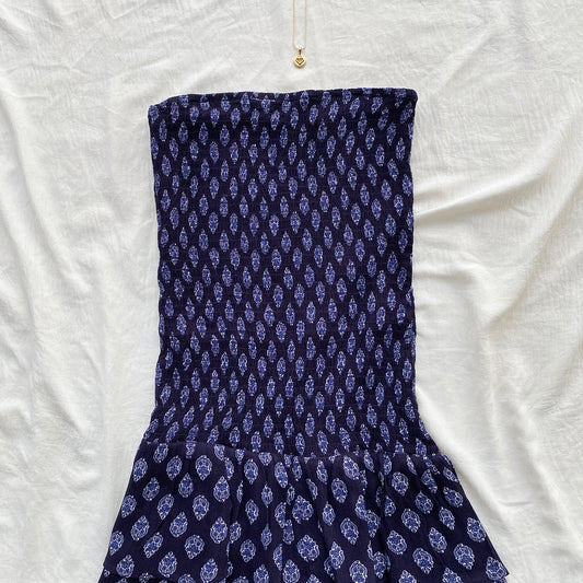 NAVY BLUE TUBE DRESS FROM STRADIVARIUS (Sizes available)