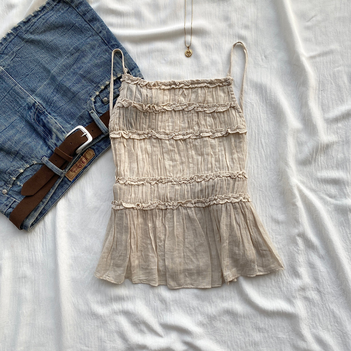 OFF WHITE TOP FROM FREE PEOPLE (Sizes available)