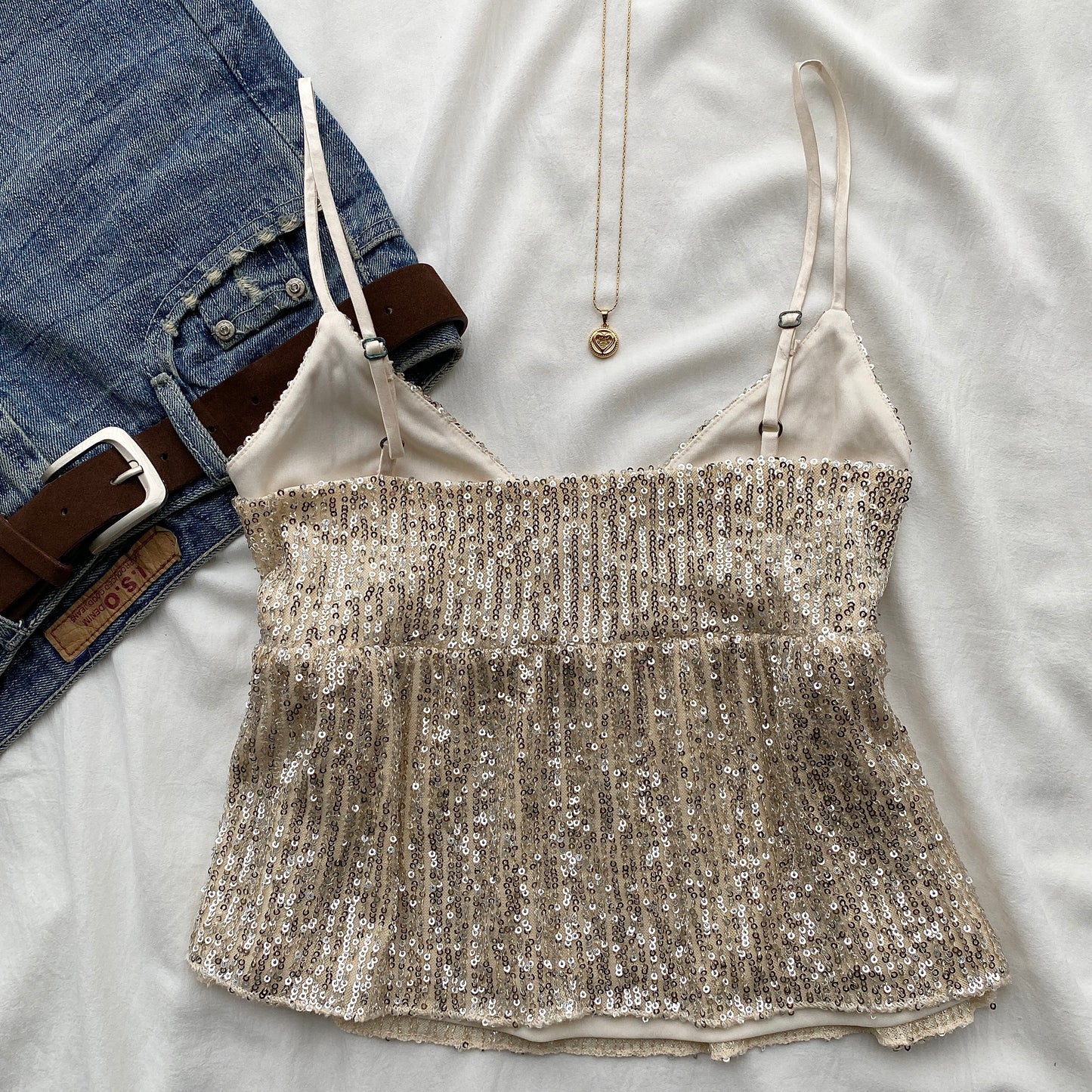 SEQUINNED TOP (Two sizes)