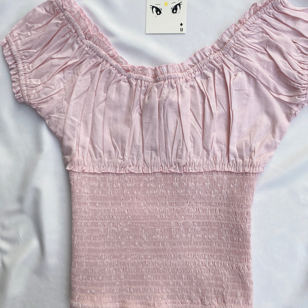 BABY PINK TOP (Bust : 30-34, Upper Waist : 24-28)