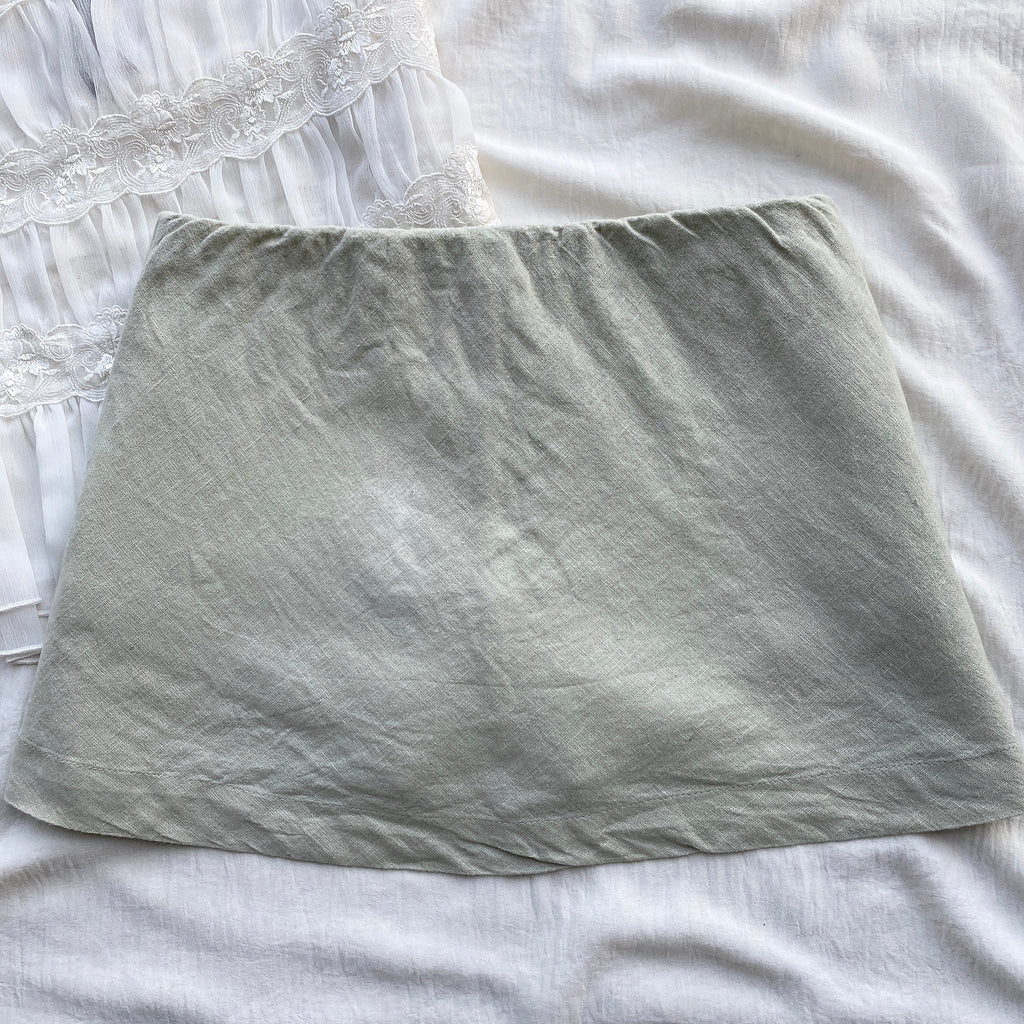 SAGE GREEN SKIRT FROM FREE PEOPLE (XS)