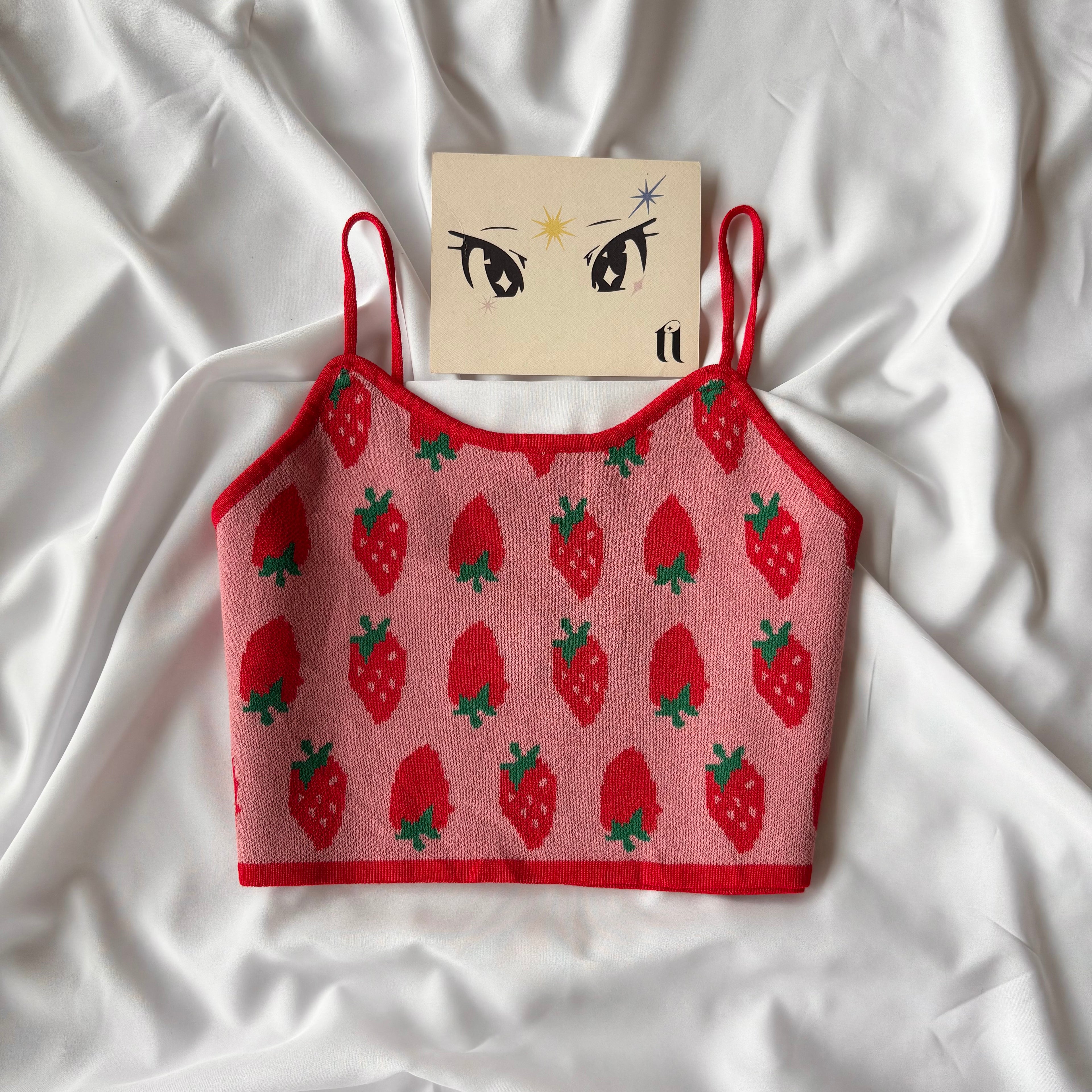 STRAWBERRY TOP FROM CIDER (Bust : 30-34, Upper Waist : 26-32)