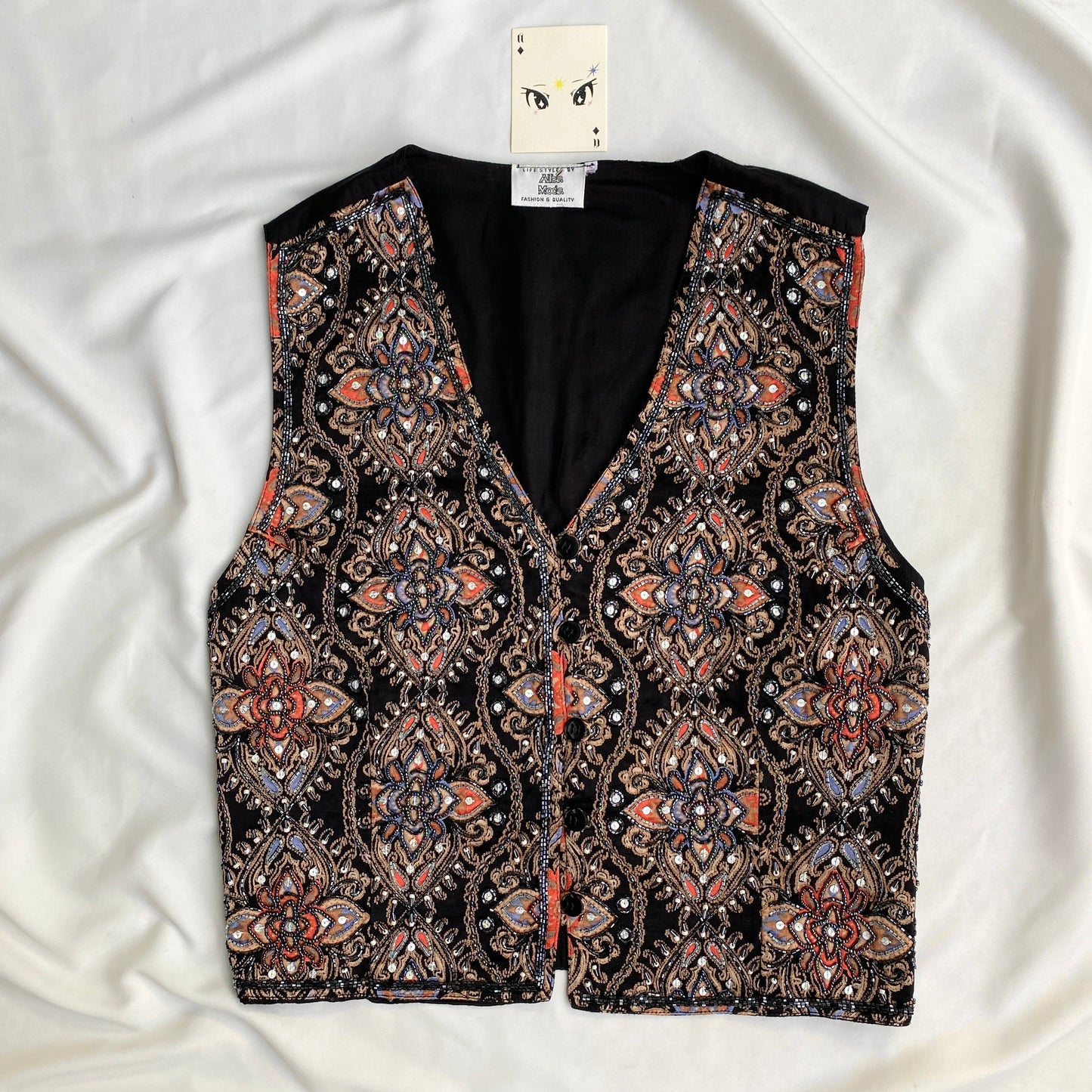 EMBELLISHED VEST (Bust : 40-44, Upper Waist : 40-44)