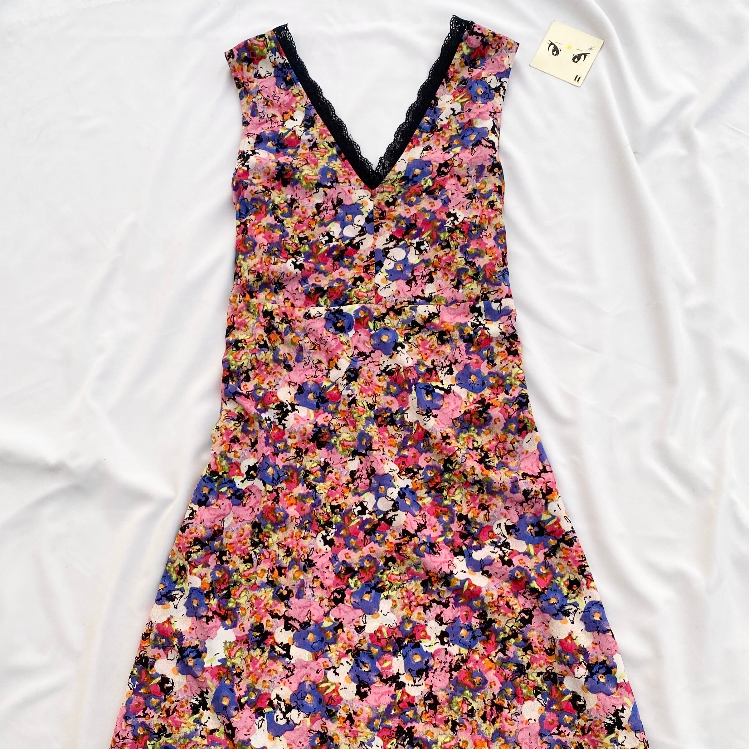 FLORAL MAXI DRESS (Bust : 36-40, Upper Waist : 30-40)