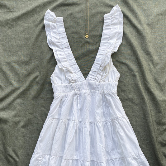 WHITE DRESS FROM FROM KIMCHI BLUE (Bust : 28-32, Upper Waist : 24-28)
