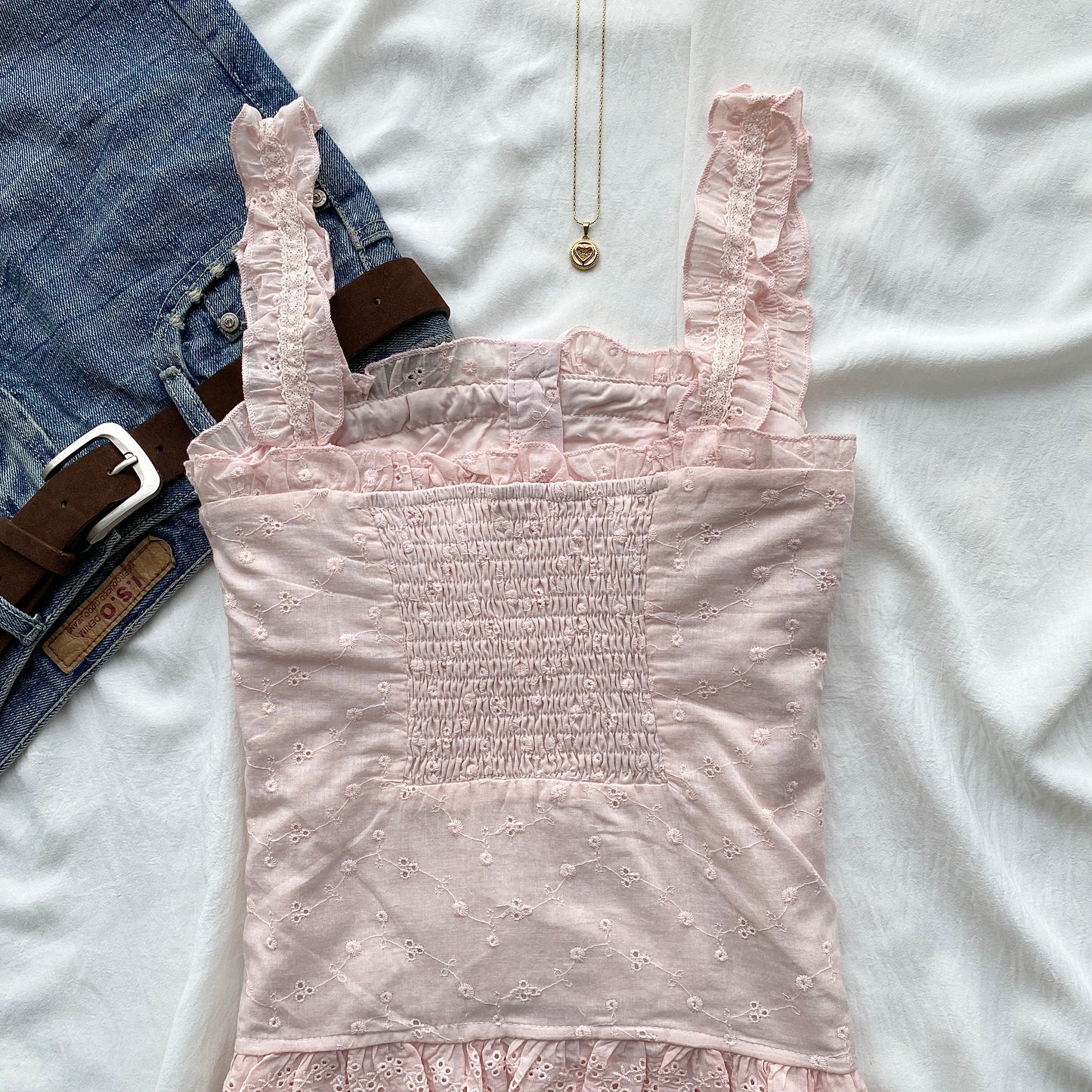 ROSÉ RUFFLE (Bust : 28-34, Upper Waist : 22-26)