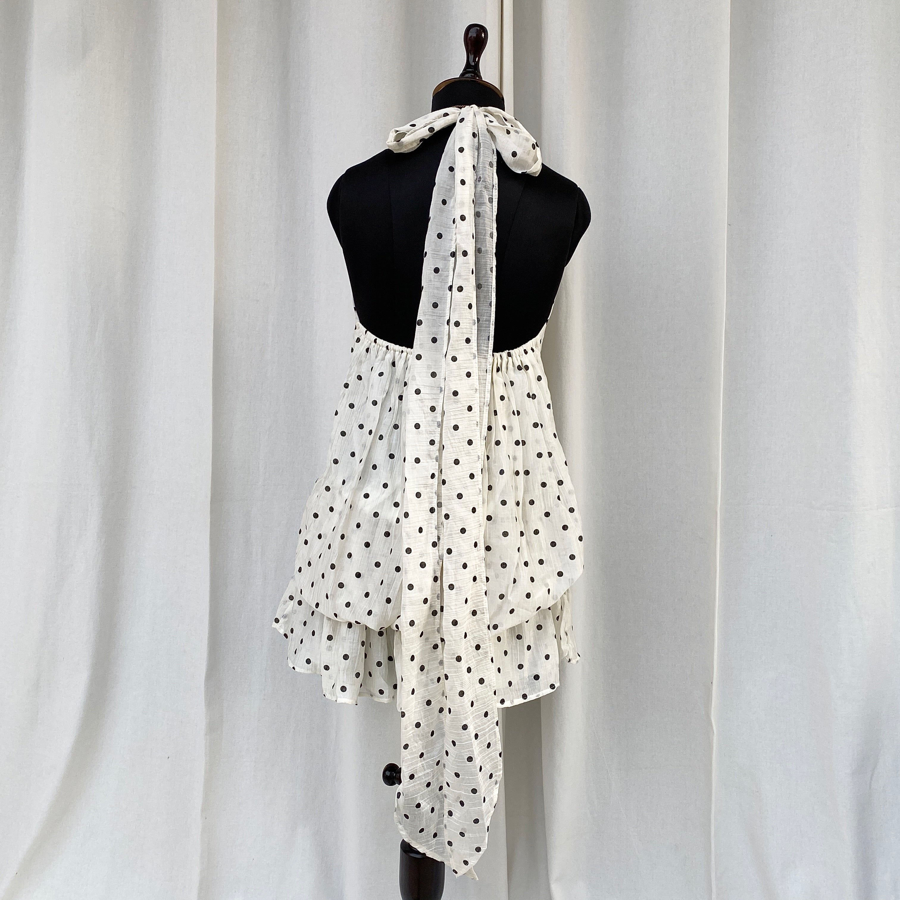 POLKA DOT DRESS (Bust : 30-36, Upper Waist : 24-32)