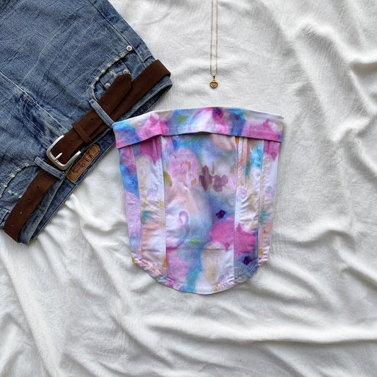 TIE DYE CORSET FROM GLASSONS (Bust : 28-32, Upper Waist : 24-28)