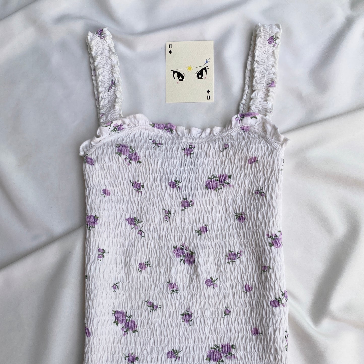 FLORAL SMOCKED TOP FROM NEW LOOK (Bust : 28-32, Upper Waist : 24-28)