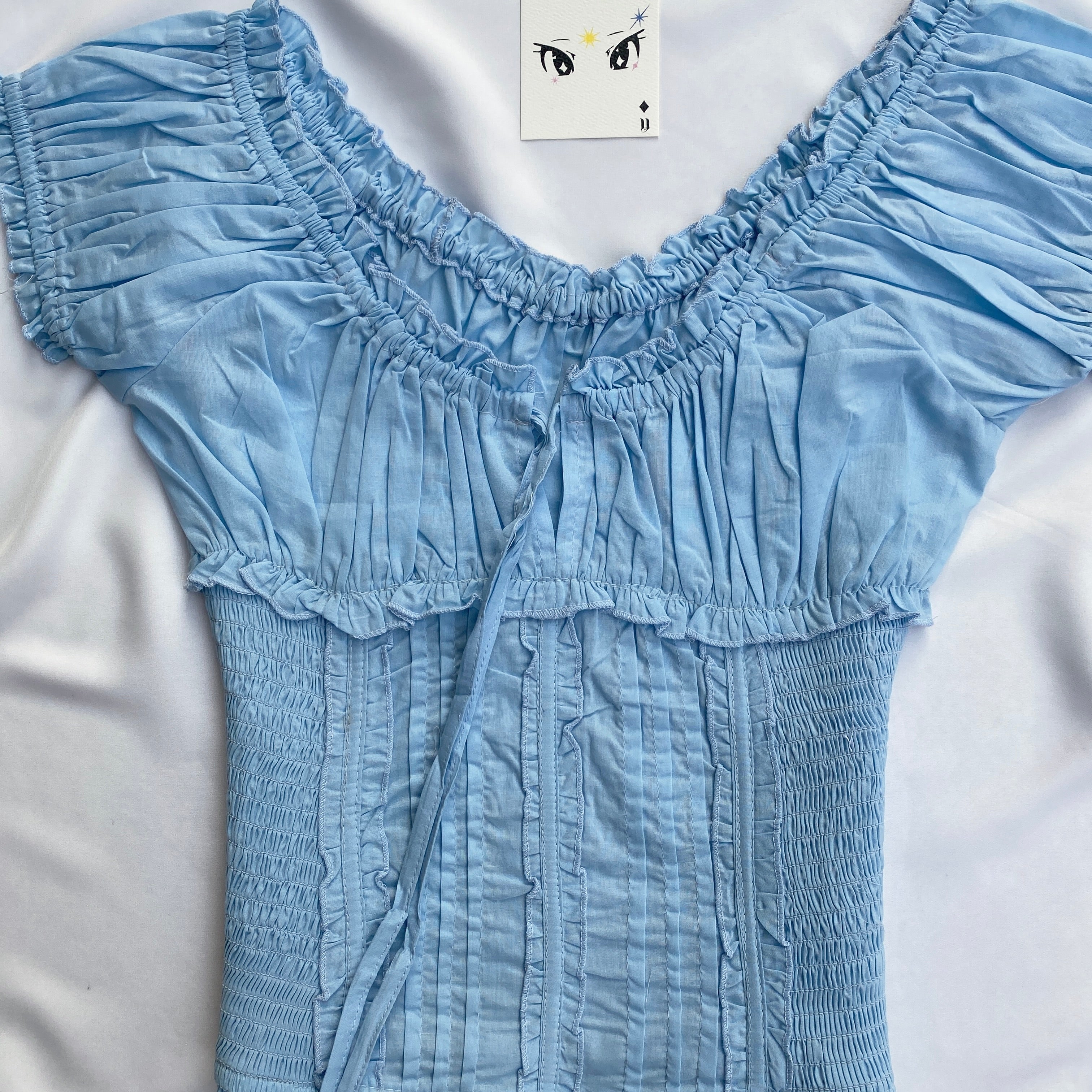 BLUE TOP (Bust : 30-34, Upper Waist : 26-32)