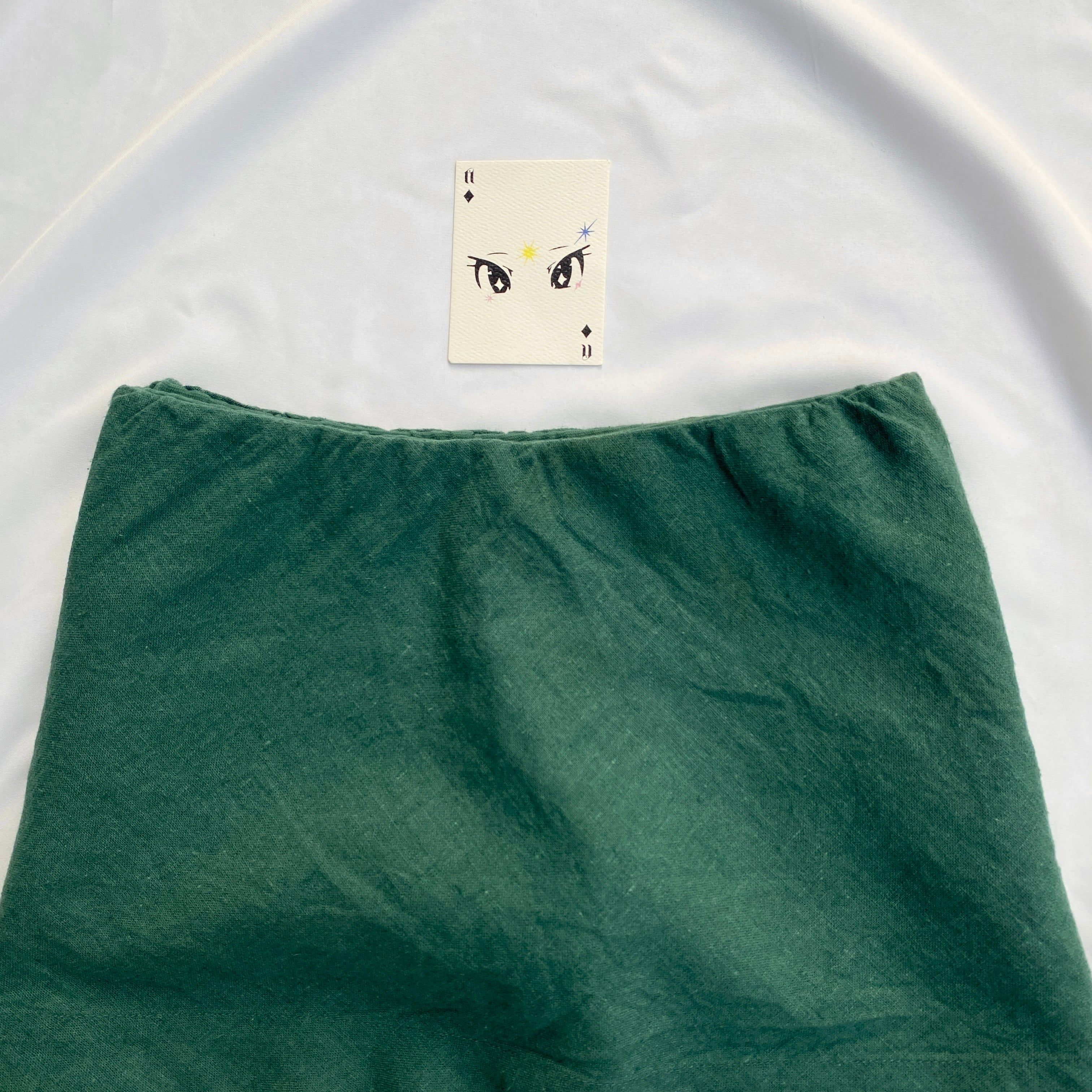 FOREST GREEN MINI SKIRT FROM FREE PEOPLE (Multiple sizes)