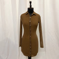 BROWN SHIMMERY DRESS FROM PRINCESS POLLY (Bust : 30-34, Upper Waist : 23-28)
