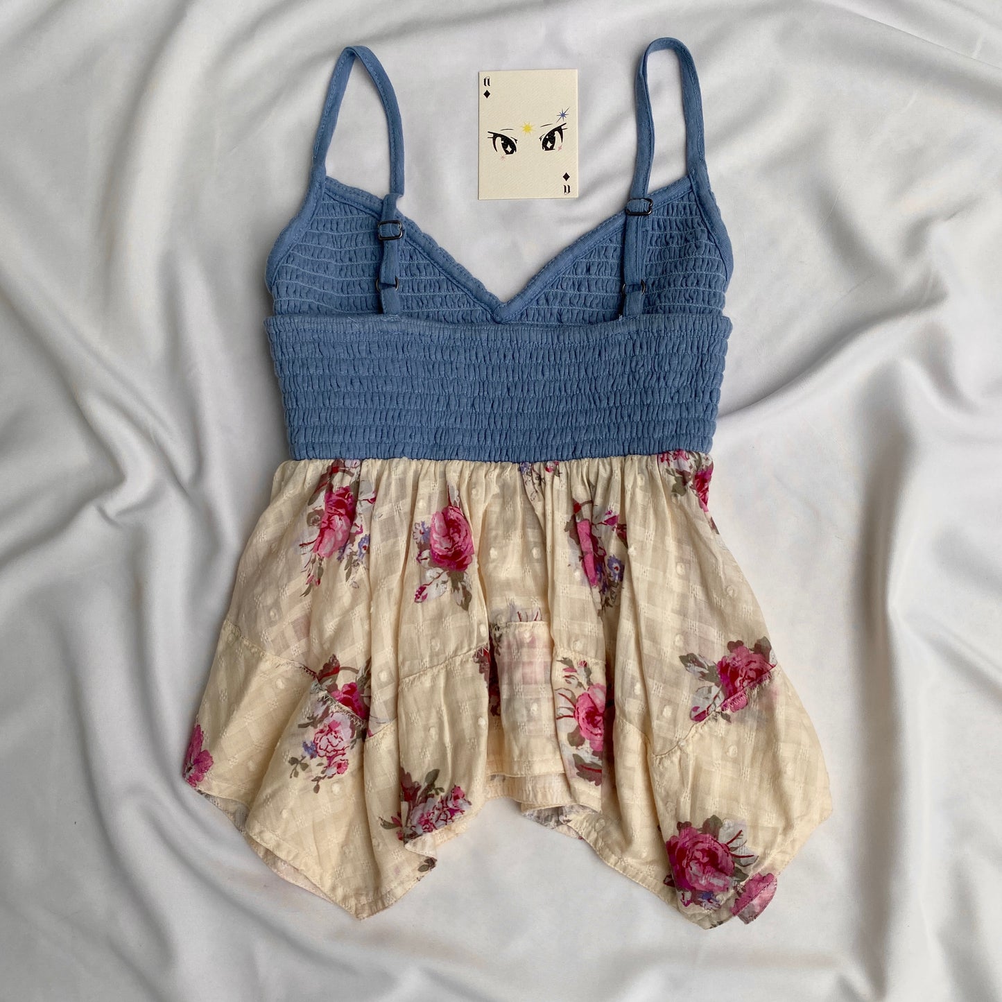 FLORAL FIT AND FLARE TOP (Multiple sizes available)