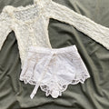 WHITE SHORTS FROM FREE PEOPLE (Waist : 26-30)