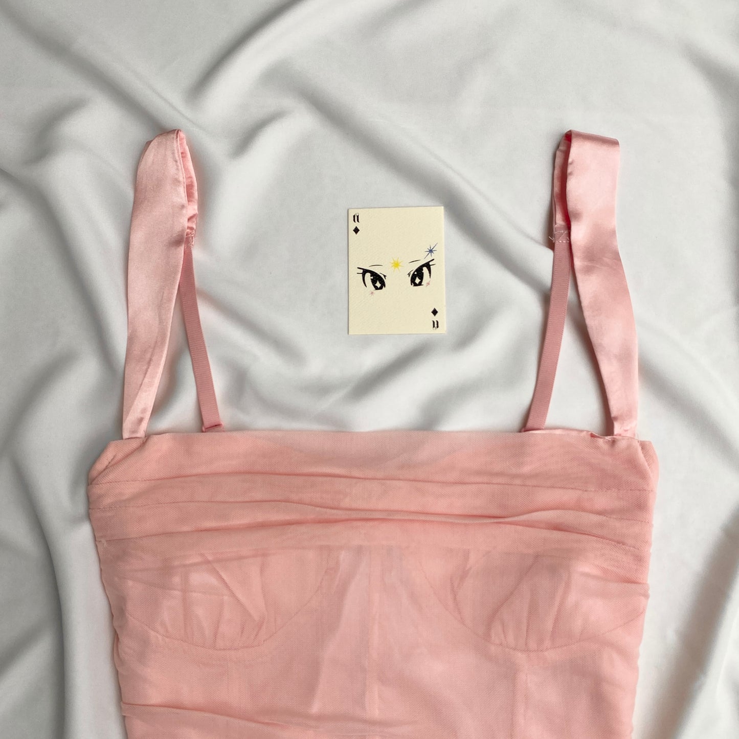 BABY PINK CORSET (Bust : 30-34, Upper Waist : 28-32)