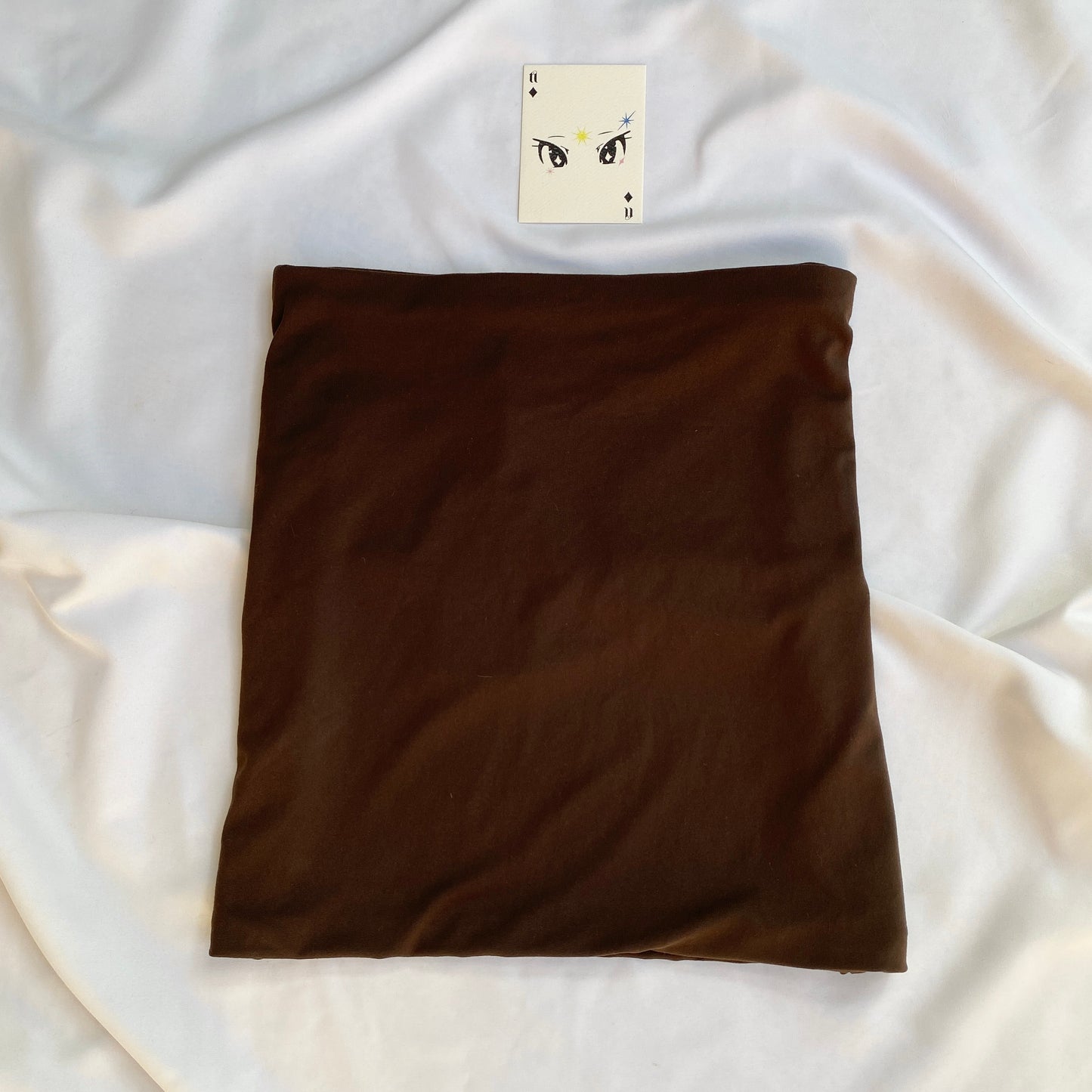 SUPERSOFT BROWN SKIRT FROM GLASSONS (Waist : 23-26)