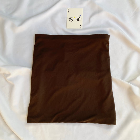 SUPERSOFT BROWN SKIRT FROM GLASSONS (Waist : 23-26)