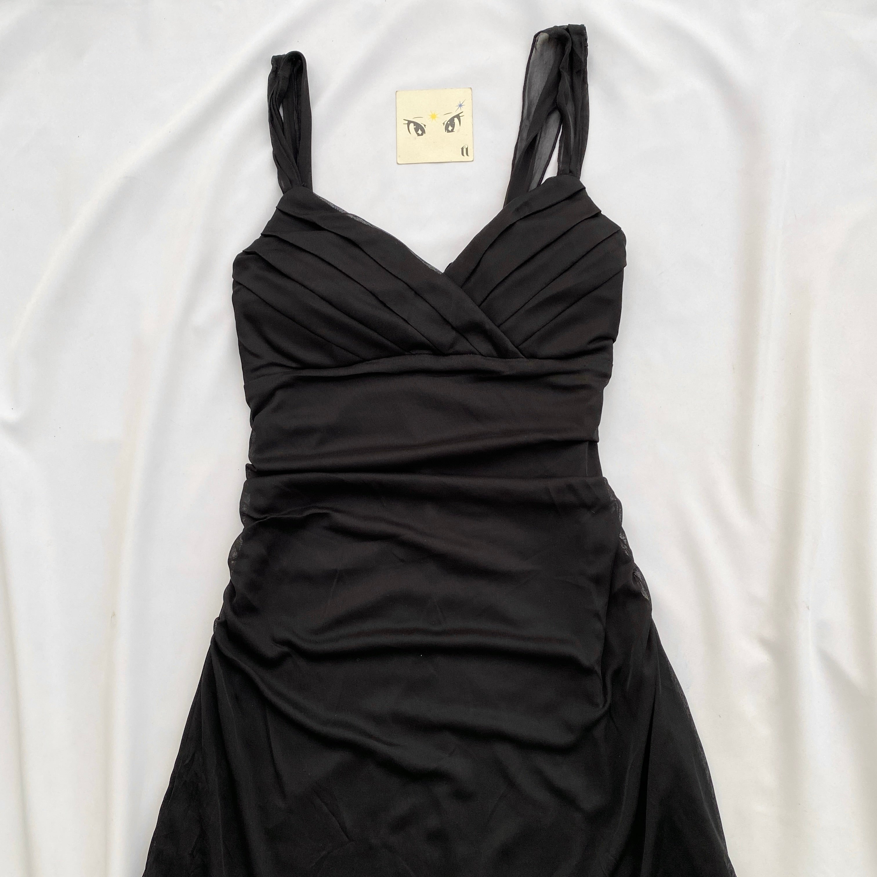 BLACK DRESS (Bust : 34-36, Upper Waist : 27-34)