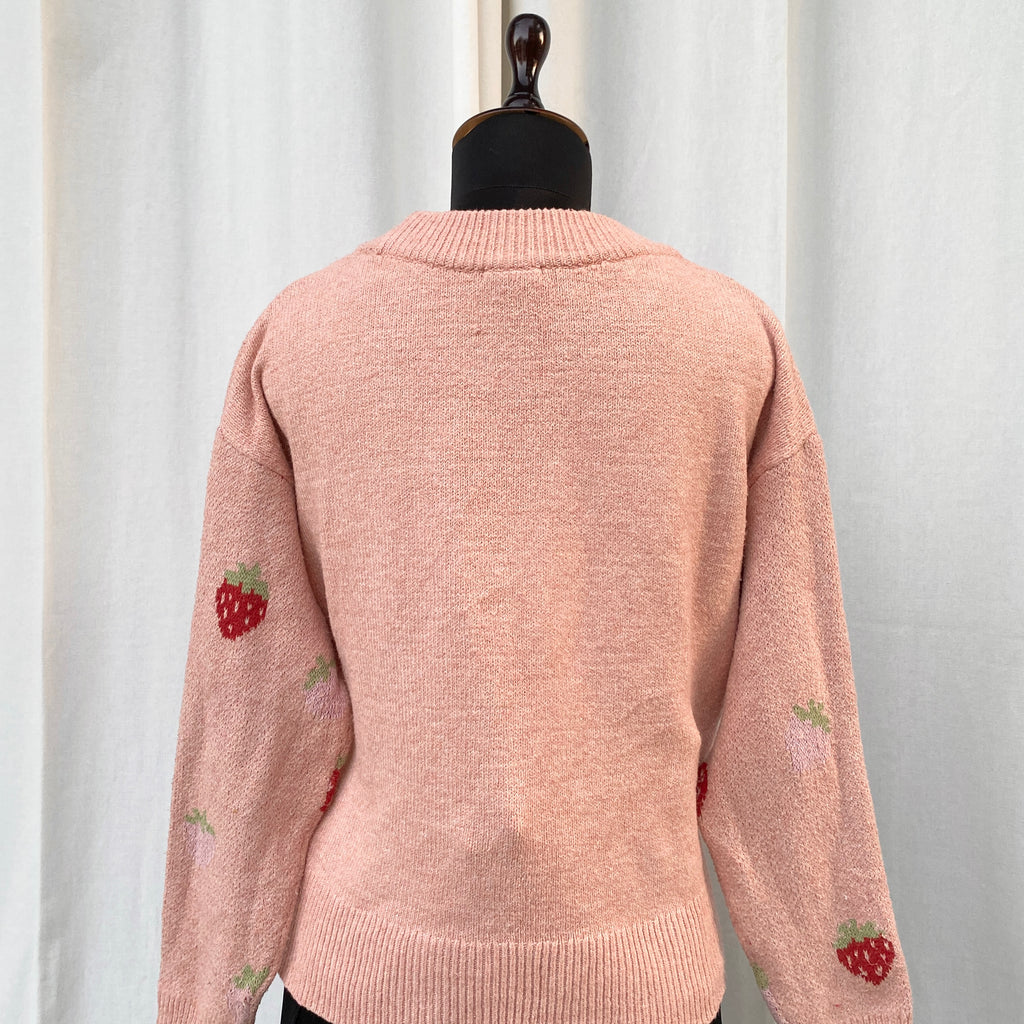 STRAWBERRY JUMPER FROM WILD FABLE (Bust : 36, Length : 20)