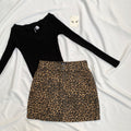 ANIMAL PRINT SKIRT FROM URBAN OUTFITTERS (Waist : 24-26)