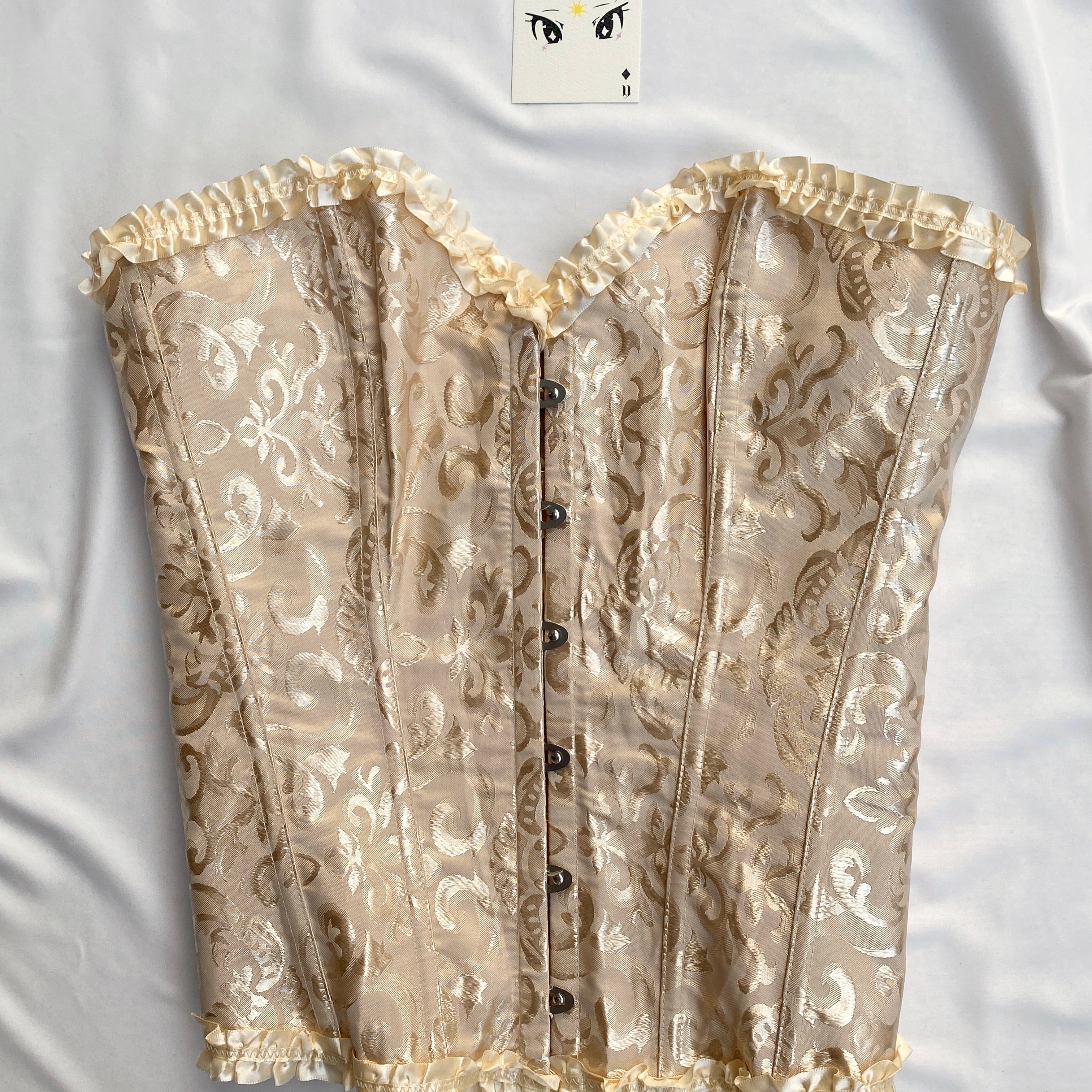 BEIGE CORSET (Bust : 36-40, Upper Waist : 32-36)