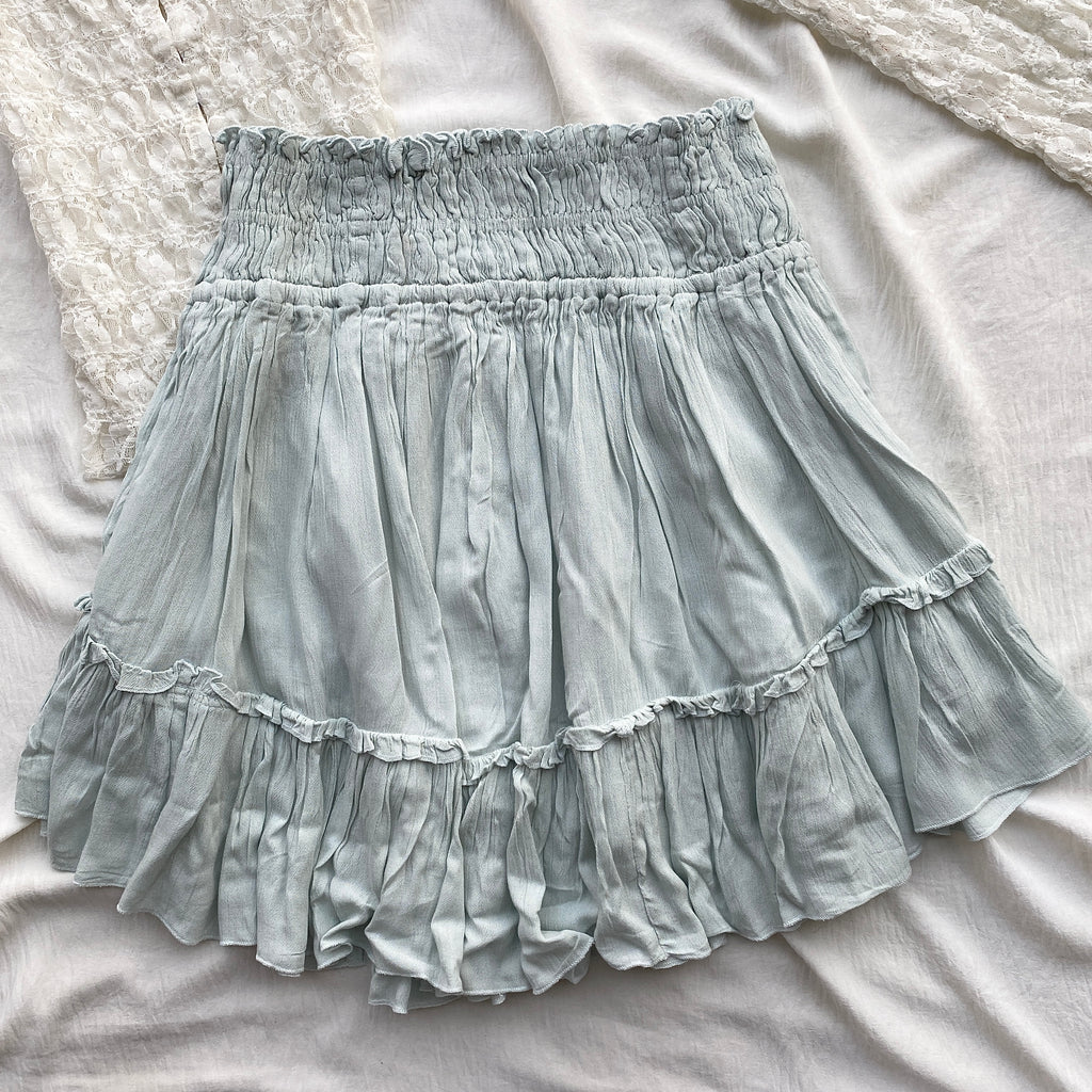 PASTEL BLUE SKIRT FROM FREE PEOPLE (Two sizes)