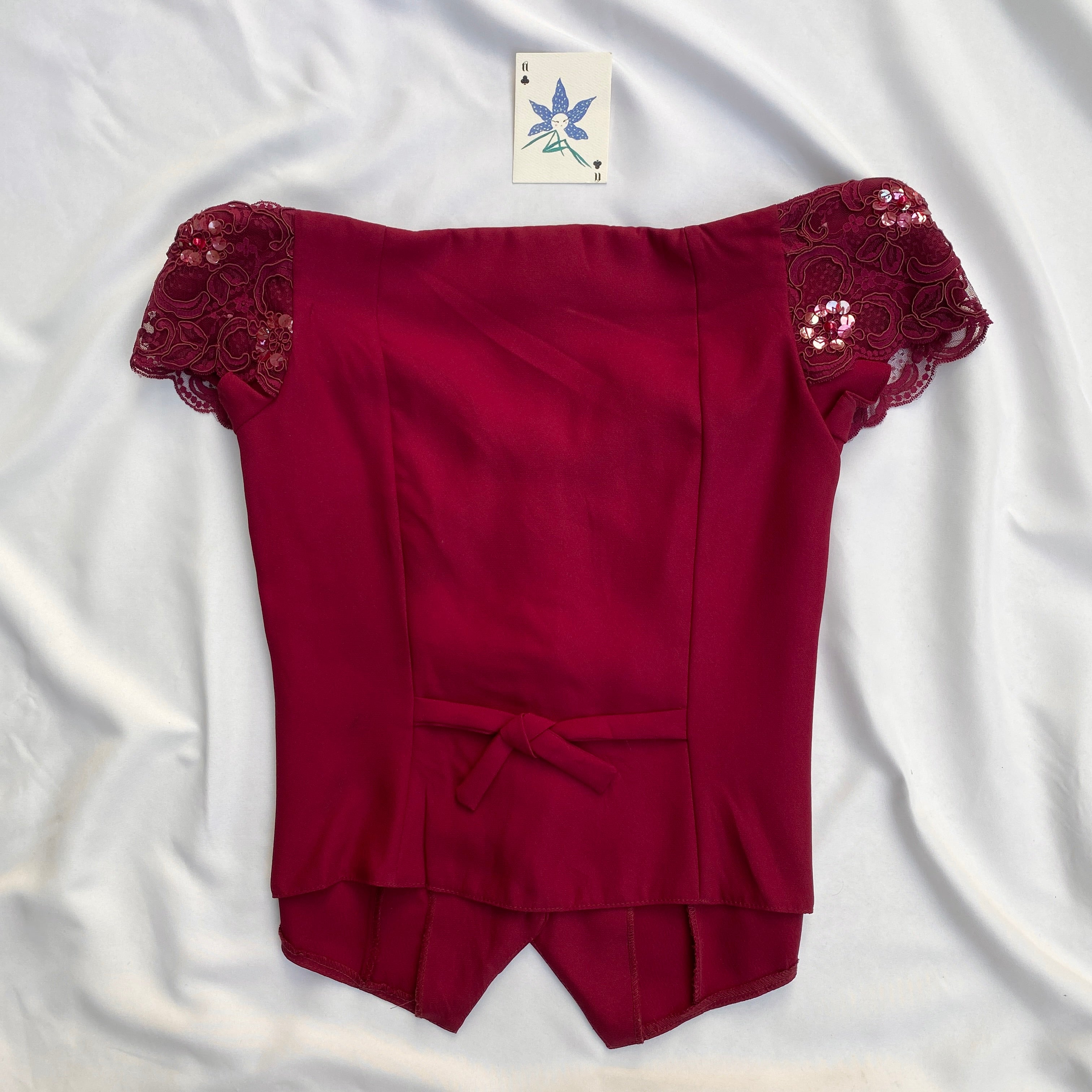 OFF SHOULDER SEQUINNED TOP (Bust : 34-36, Upper Waist : 30-32)