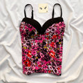 FLORAL CORSET (BUST 32D/34C/36B UPPER WAIST 26-32)