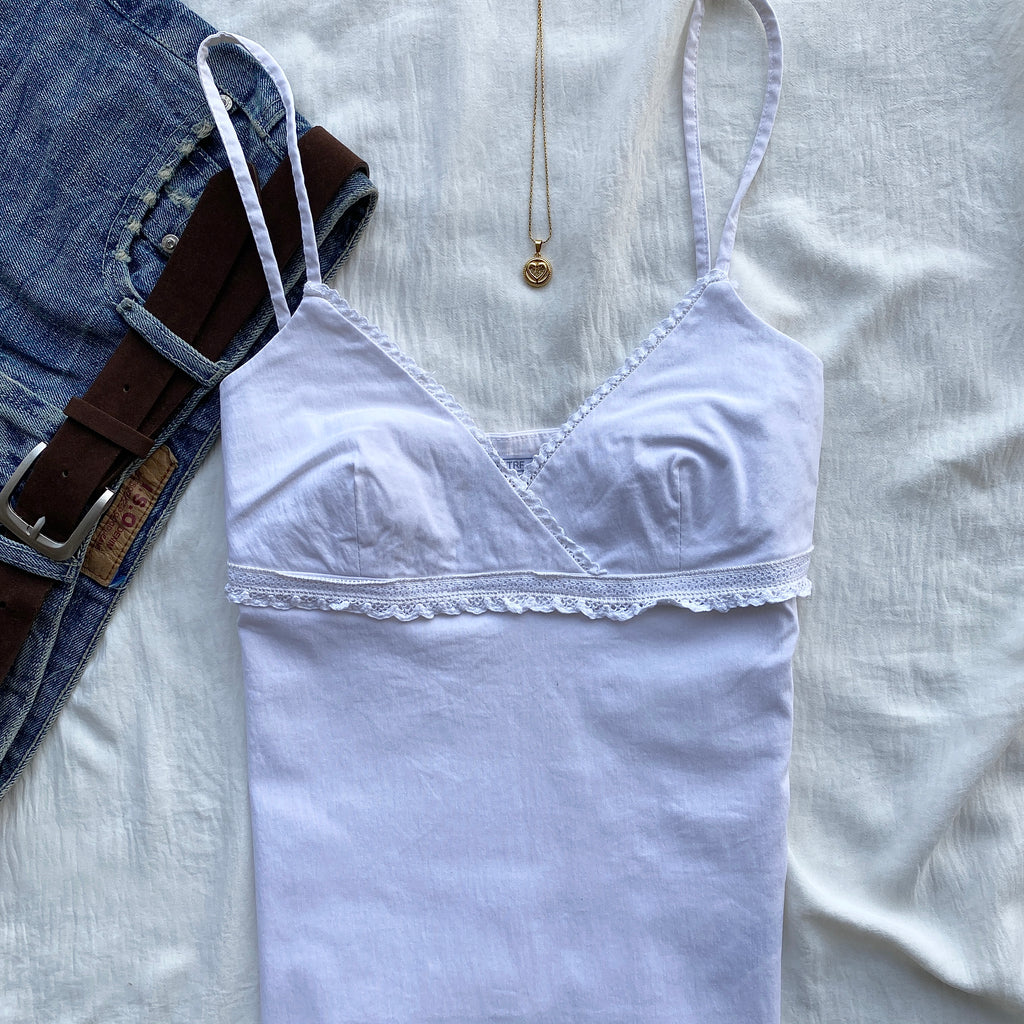 WHITE TOP FROM ZARA (Bust : 32-34, Upper Waist : 24-28)