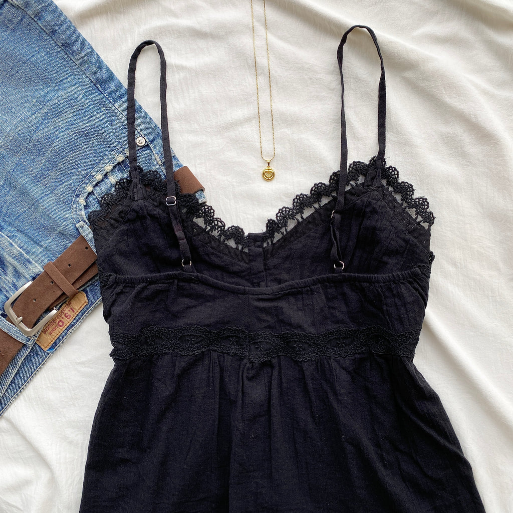 BLACK LACE TOP FROM ZARA (Sizes available)