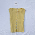 YELLOW  TOP FROM FREE PEOPLE (Bust : 30-34, Upper Waist : 26-36)