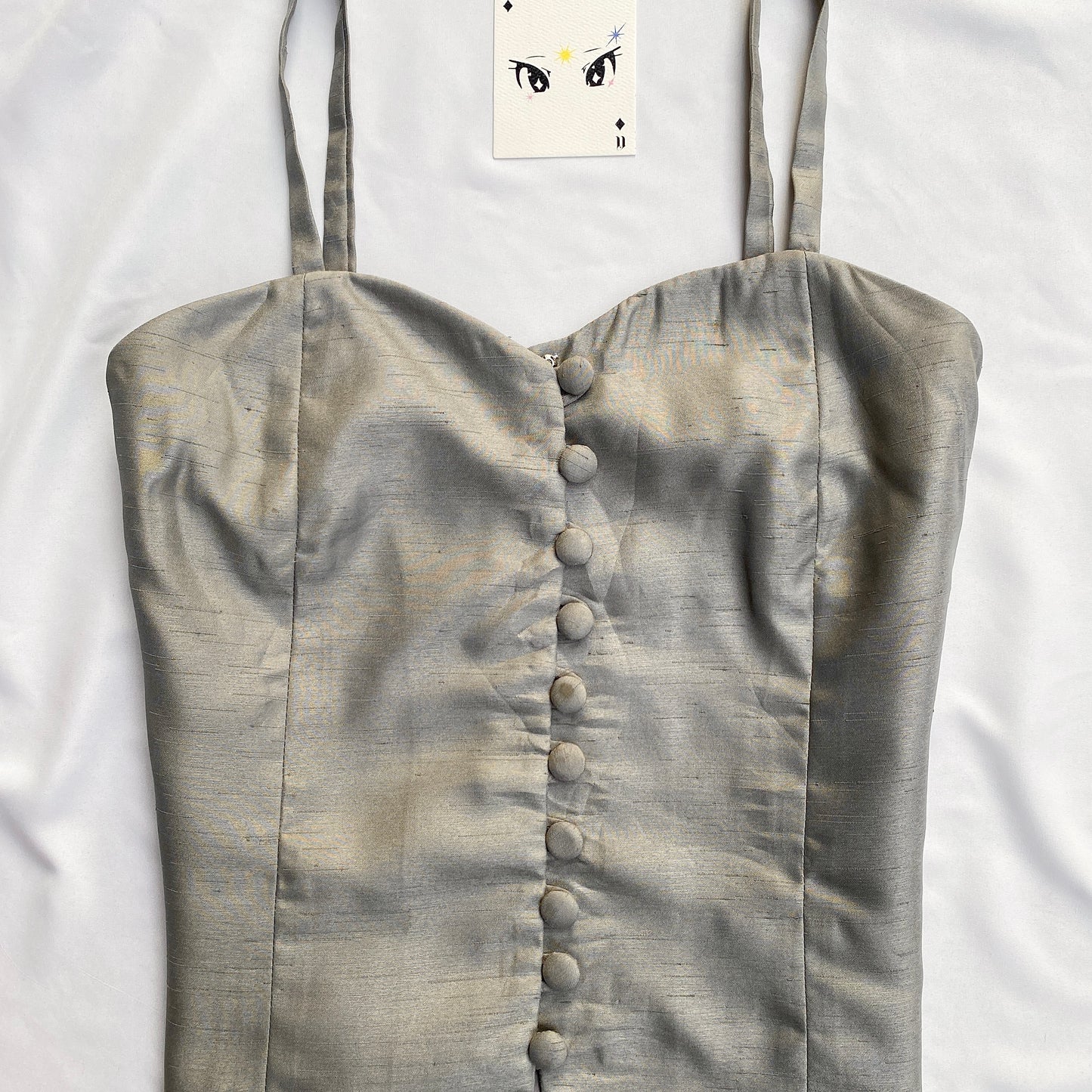 GREY CORSET (Bust : 34-36, Upper Waist : 30-32)