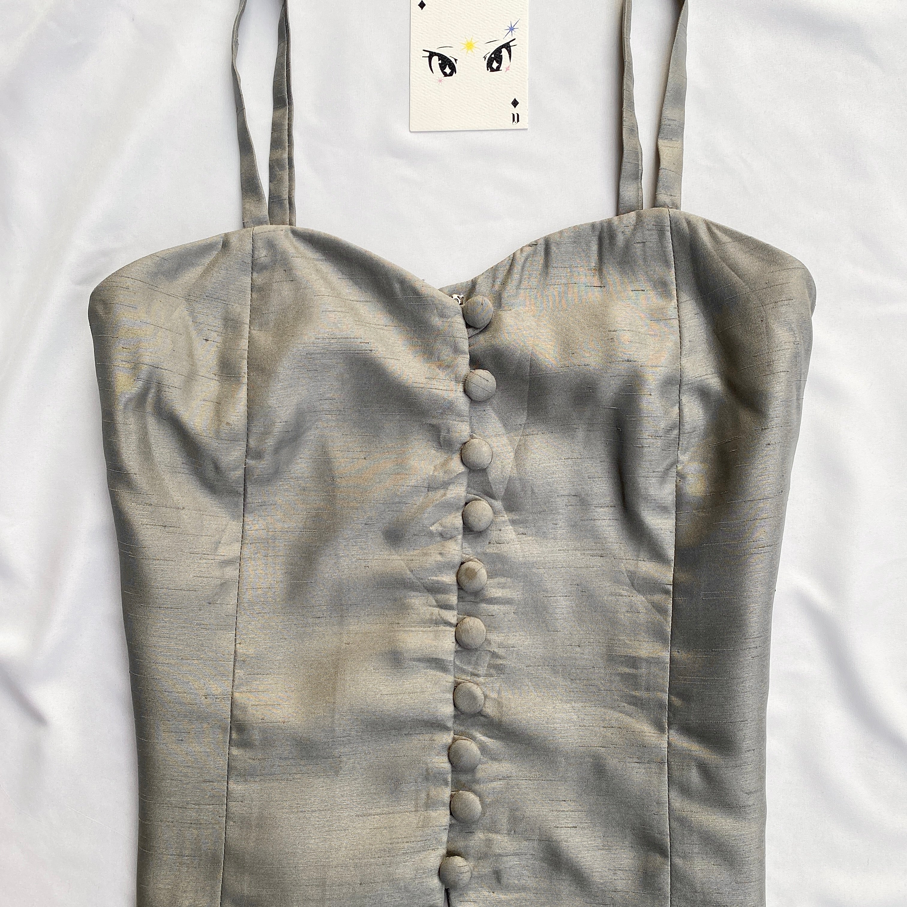 GREY CORSET (Bust : 34-36, Upper Waist : 30-32)