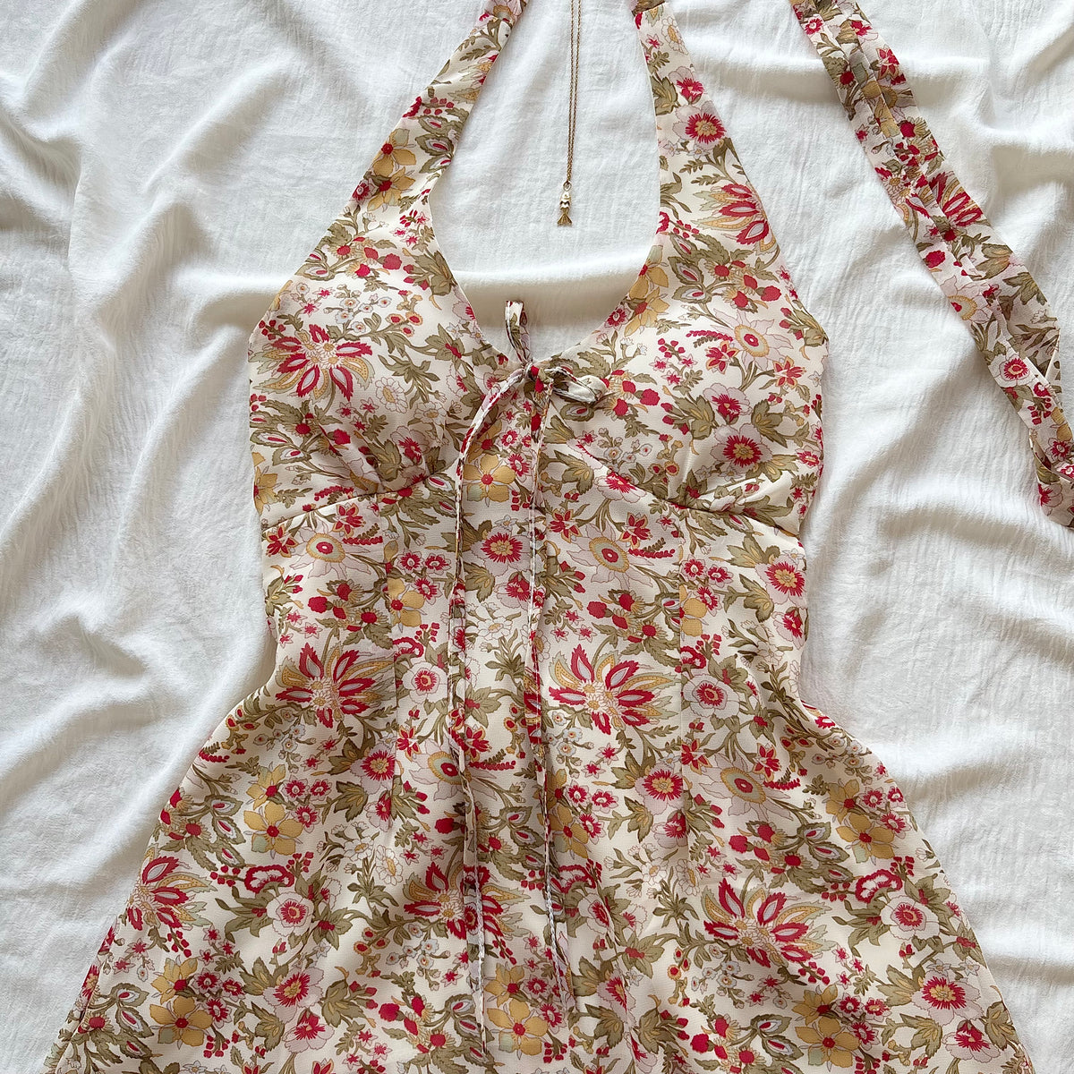 FLORA DRESS (Bust : 30-34, Upper Waist : 24-28)