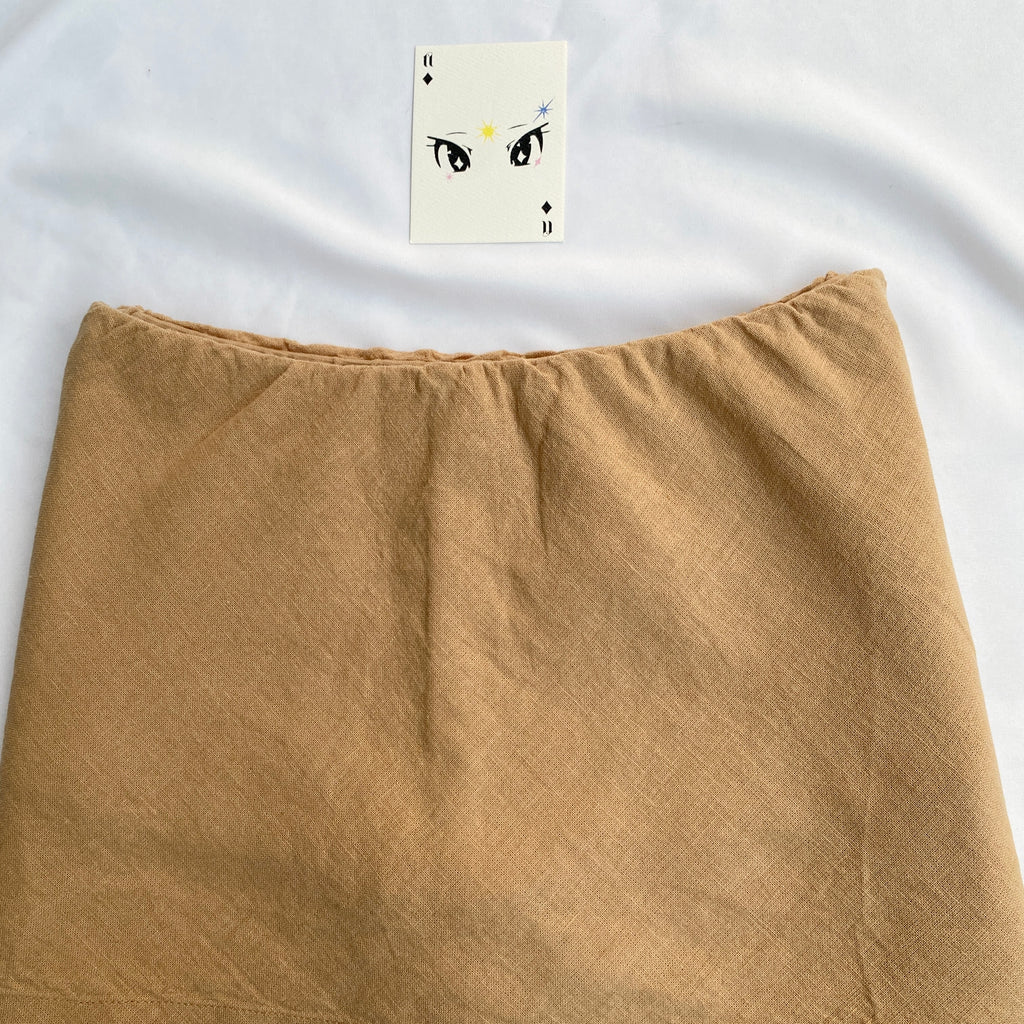 BEIGE MINI SKIRT FROM FREE PEOPLE (Multiple sizes)