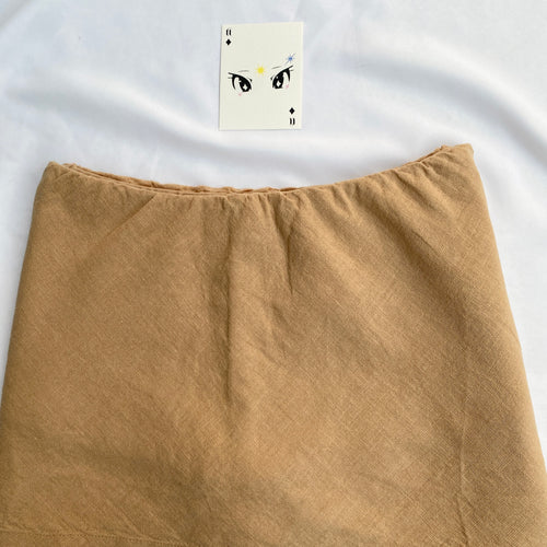 BEIGE MINI SKIRT FROM FREE PEOPLE (Multiple sizes)