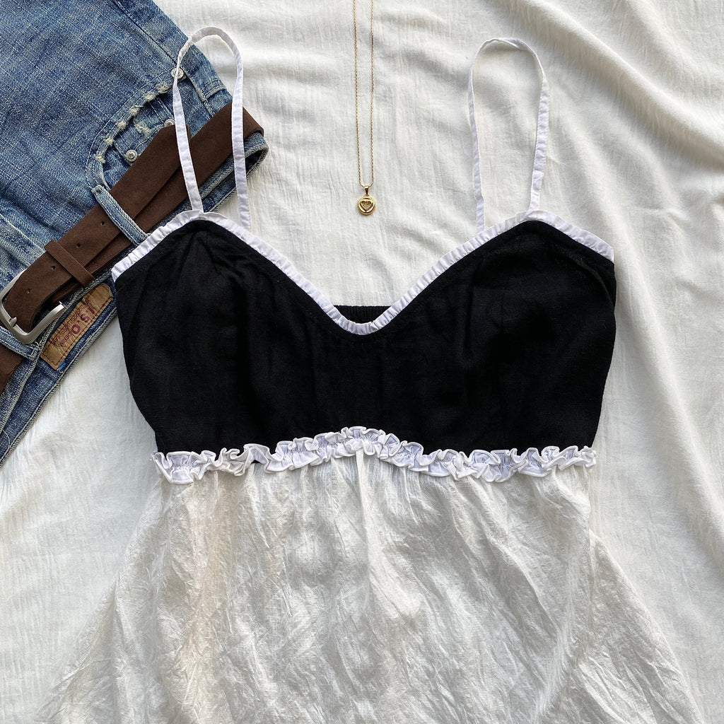 B/W TOP (Bust : 34-36, Upper Waist : 28-34)
