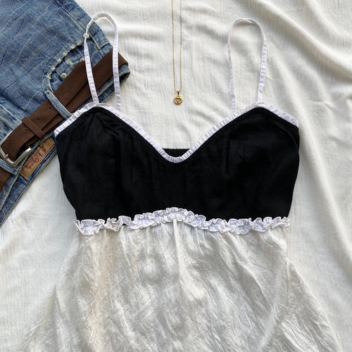 B/W TOP (Bust : 34-36, Upper Waist : 28-34)