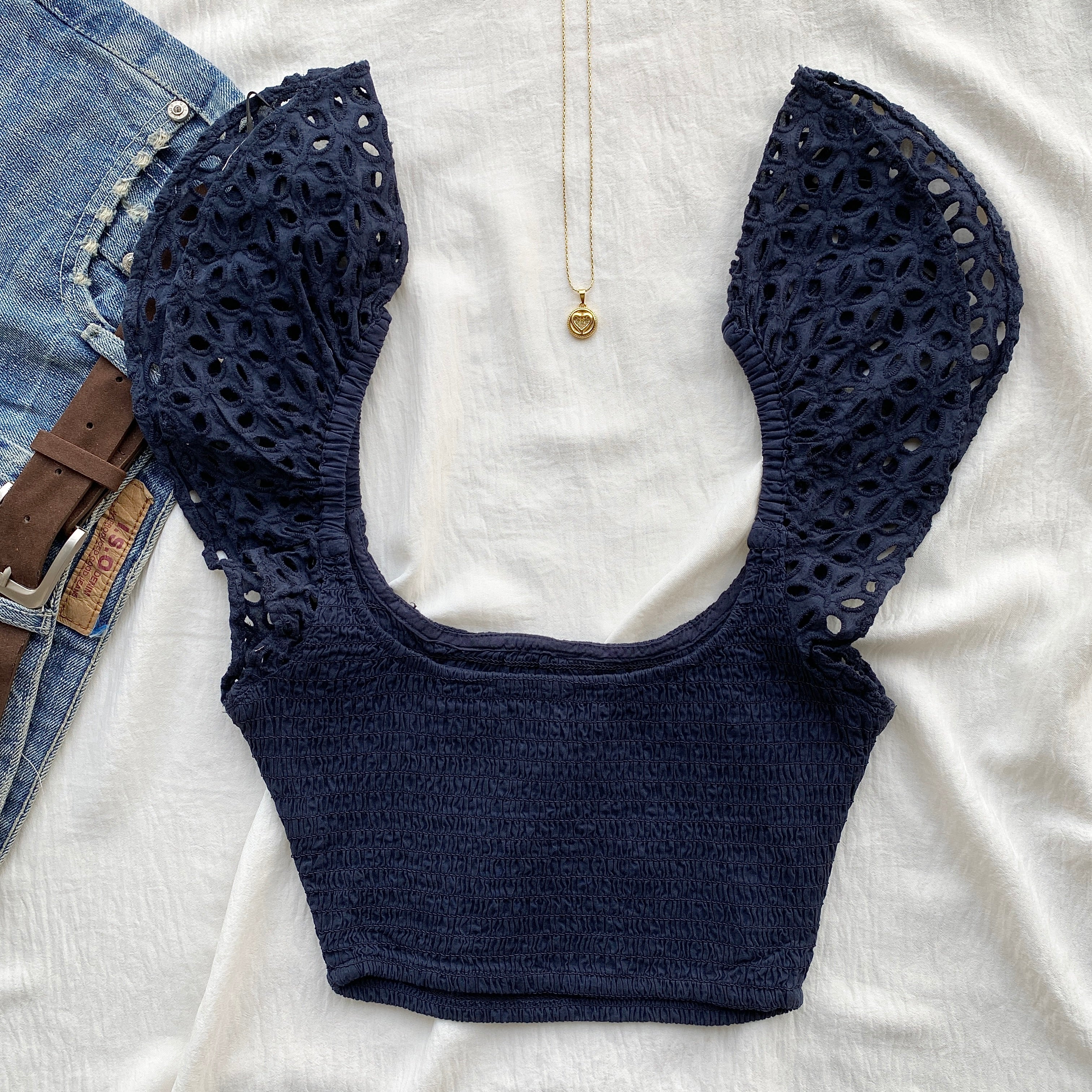 NAVY BLUE TOP  (Sizes available)