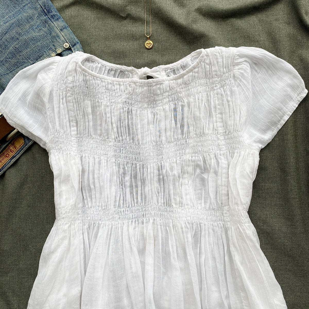 WHITE TOP FROM FREE PEOPLE (Sizes available)
